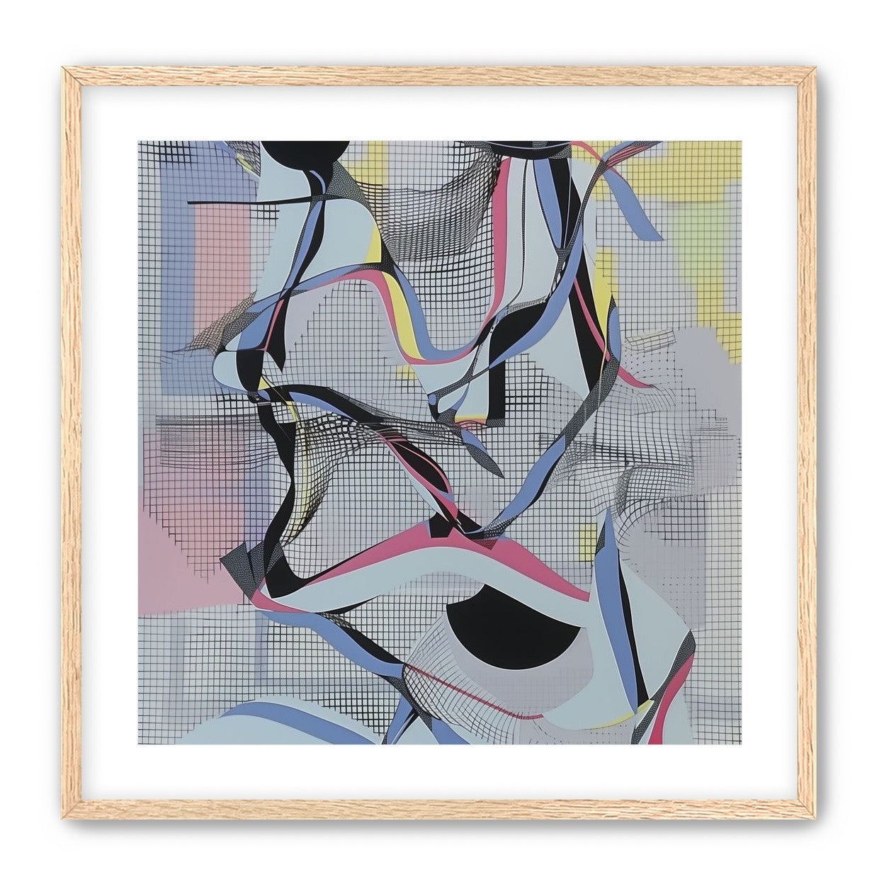 Ribbons snagged in the grid