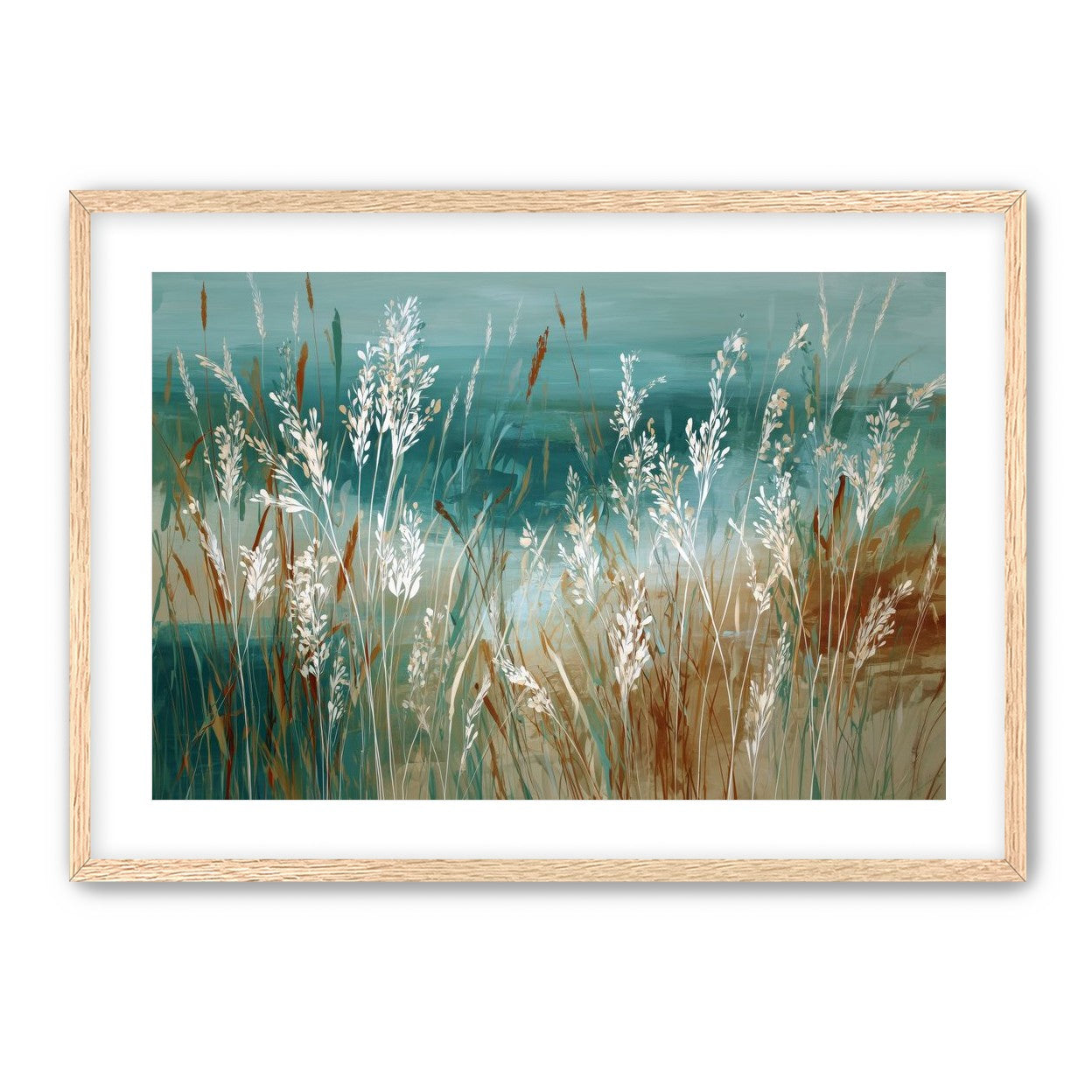 White Meadow Grasses Before Water |