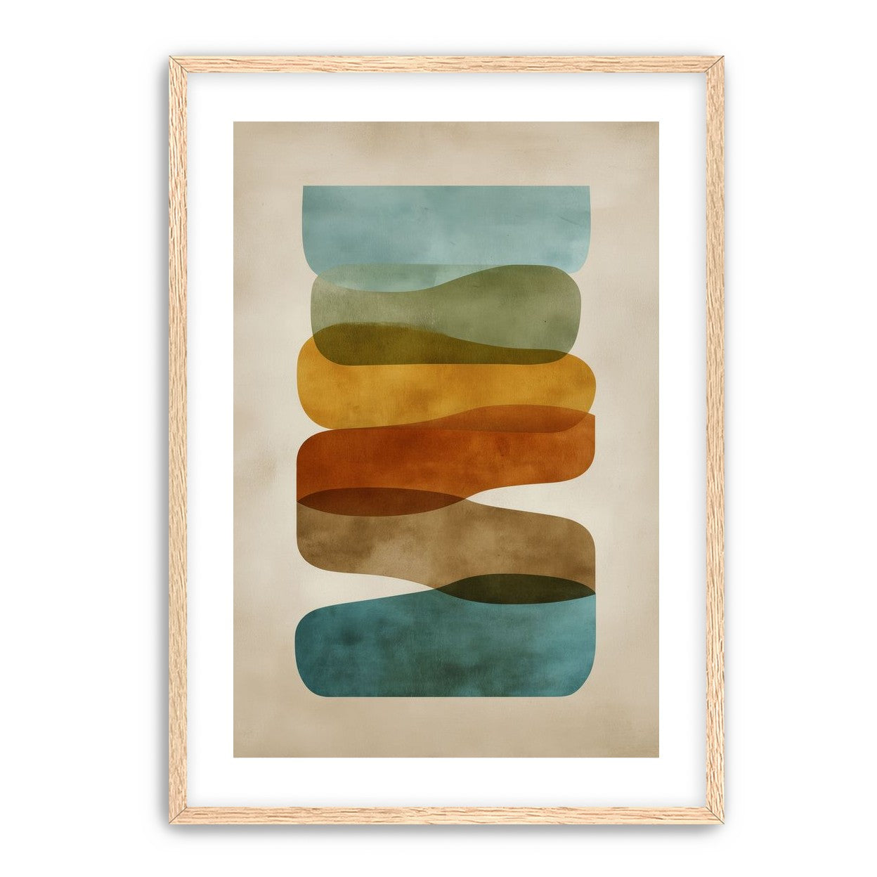 Ribbons of Muted Color