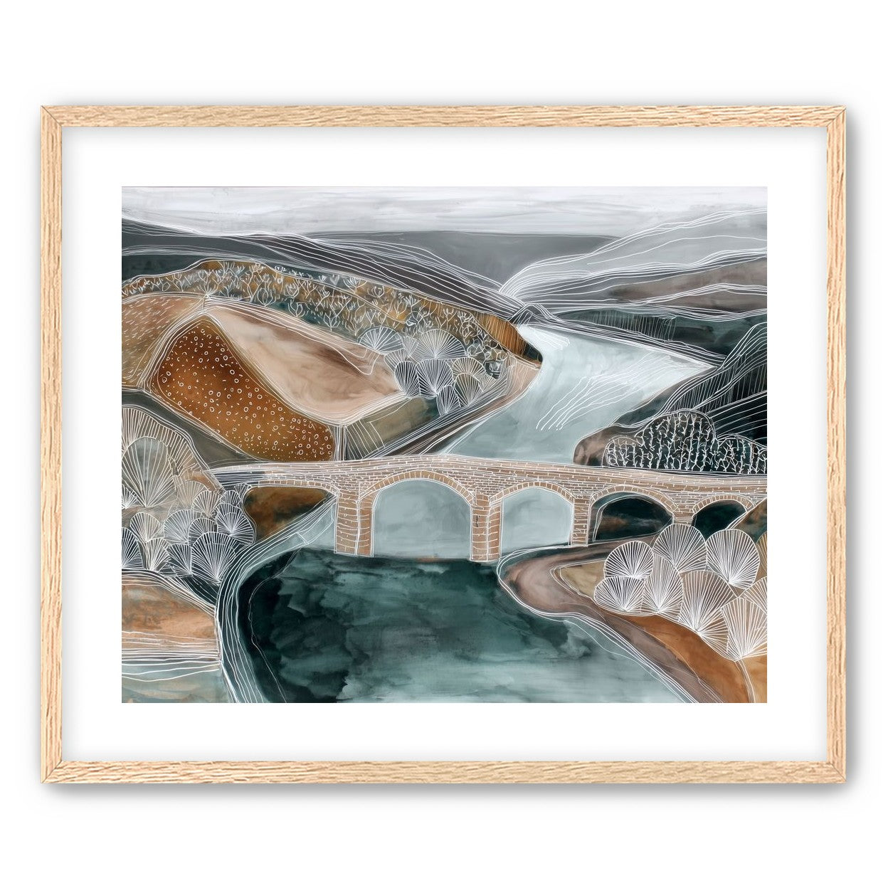 Three-Arch Stone Bridge