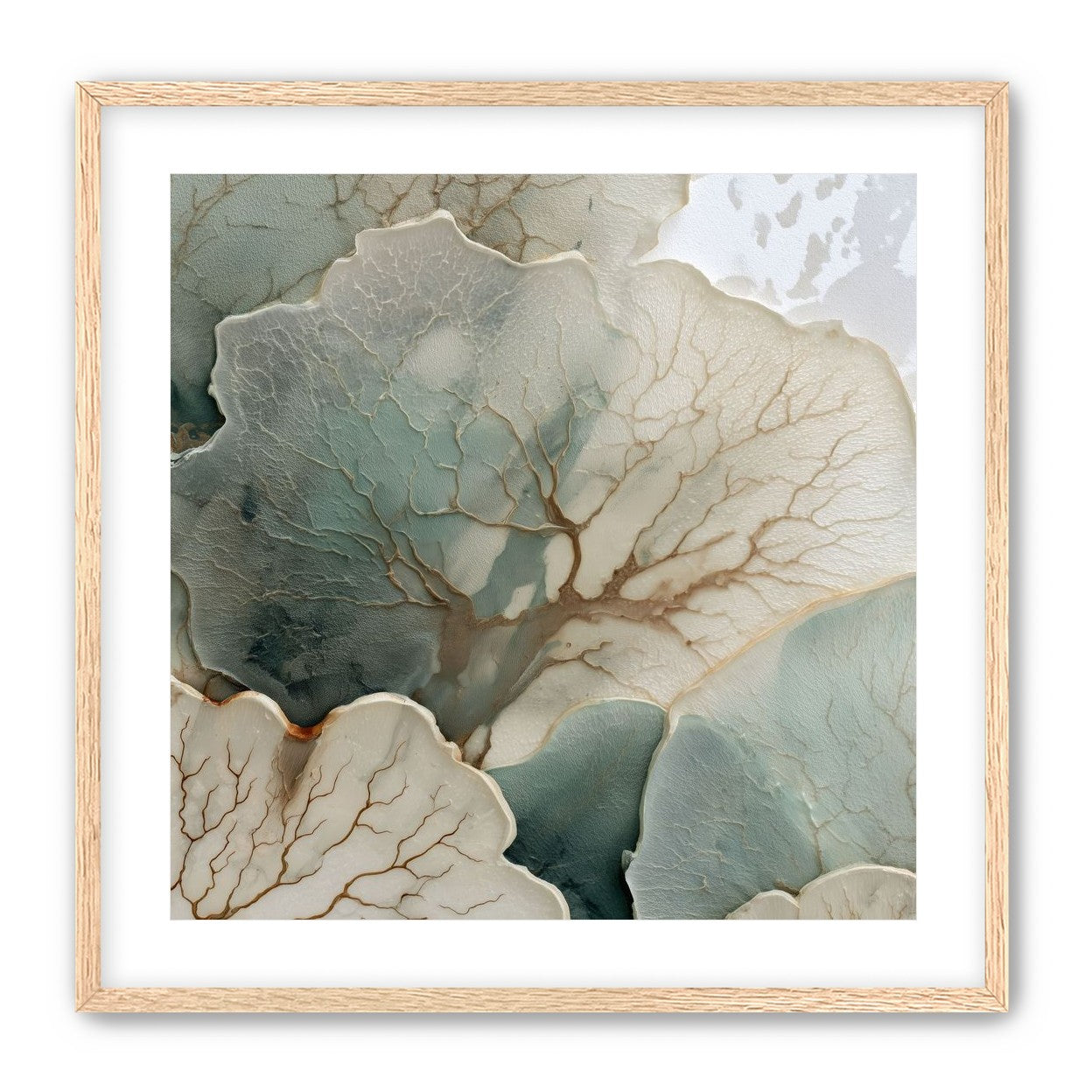 Translucent Leaves with Fine Veins