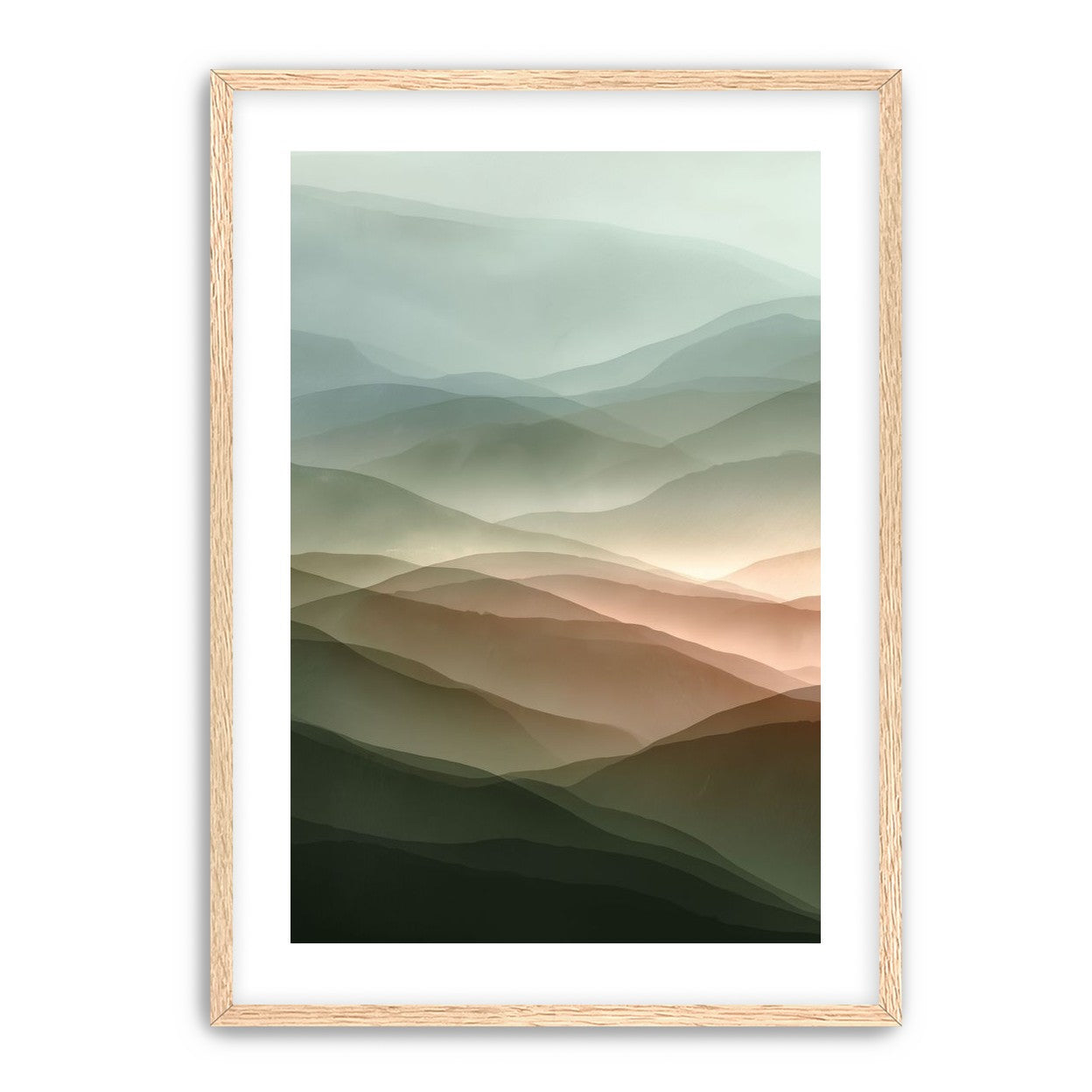 Mountains in Haze
