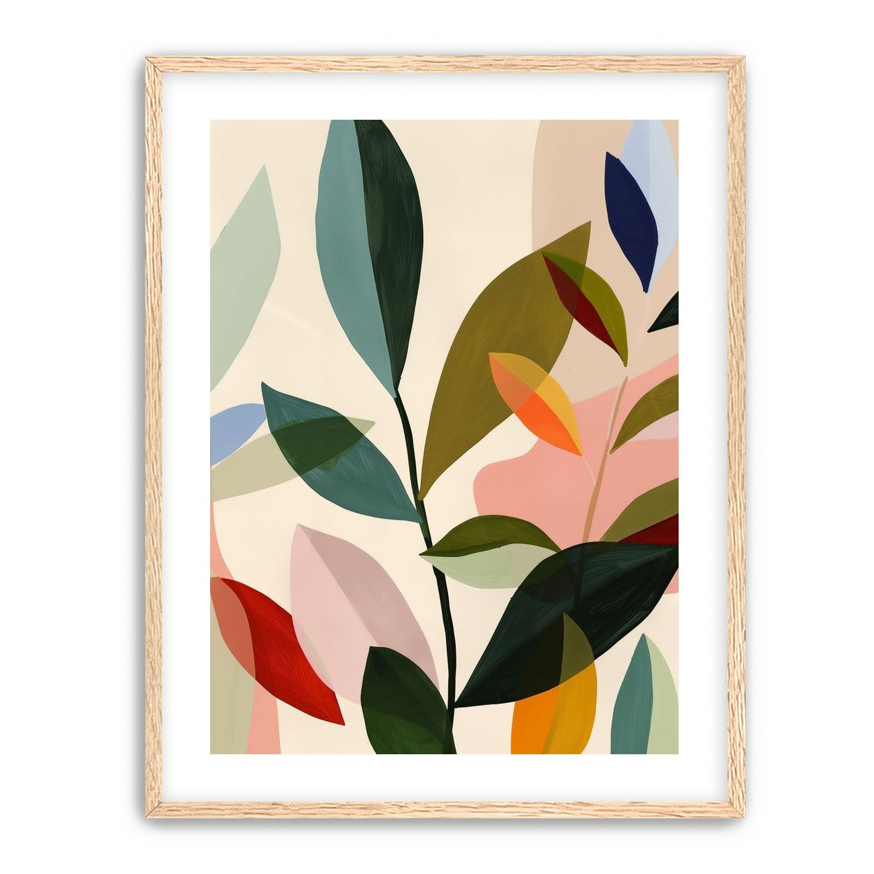 Cluster of Painted Leaves