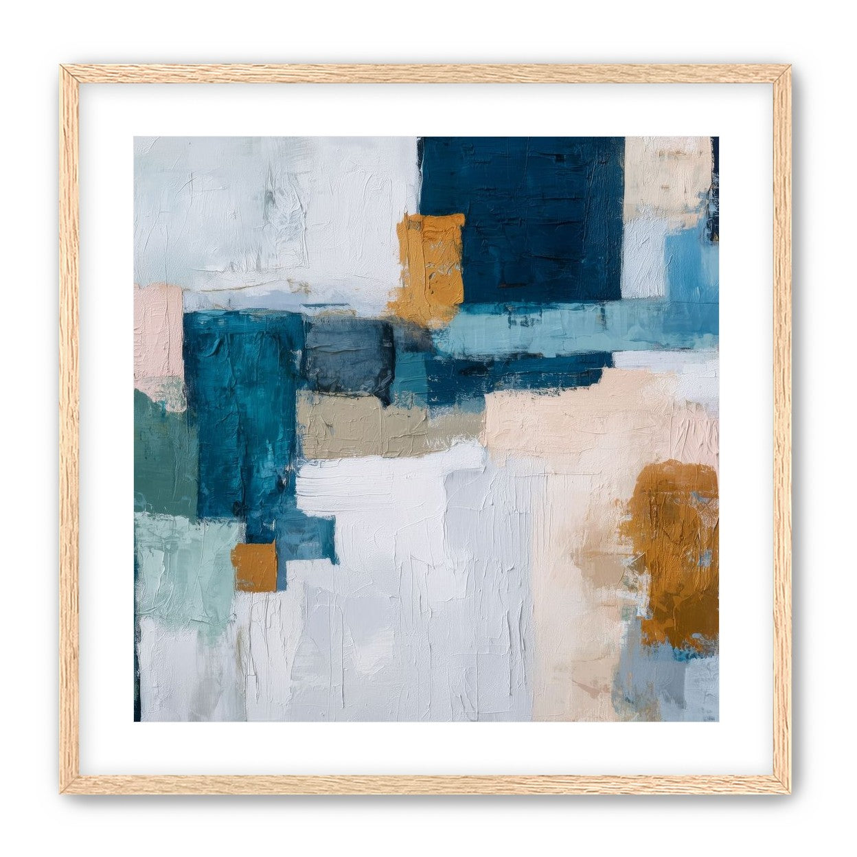 Offset Blocks Across White