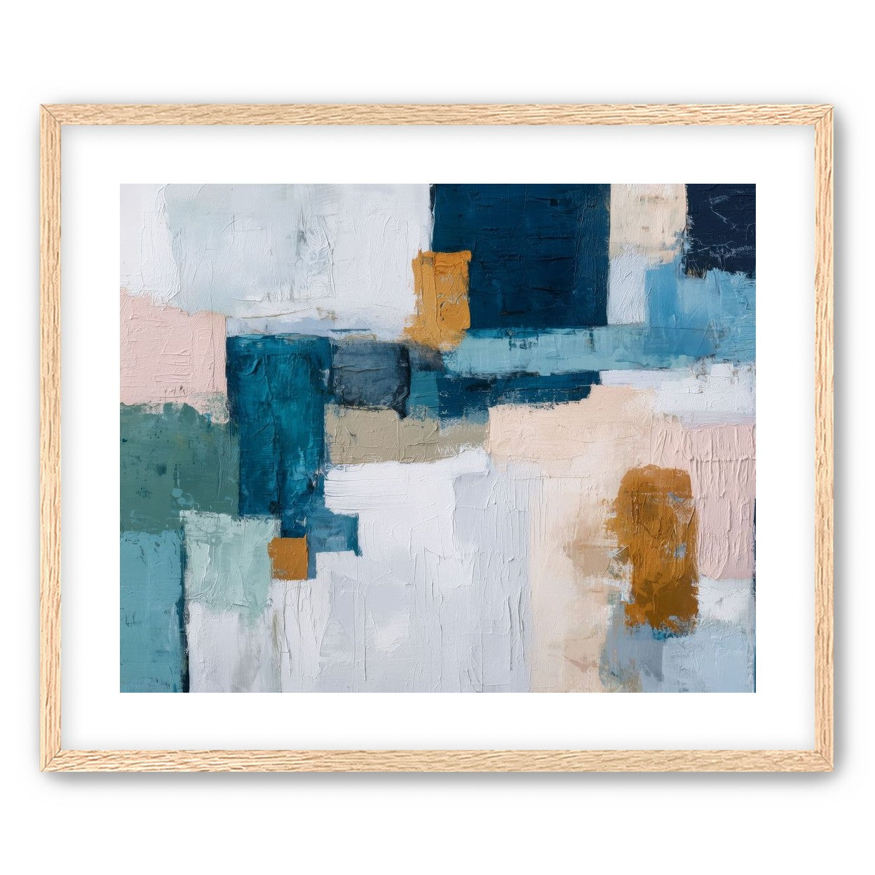 Offset Blocks Across White