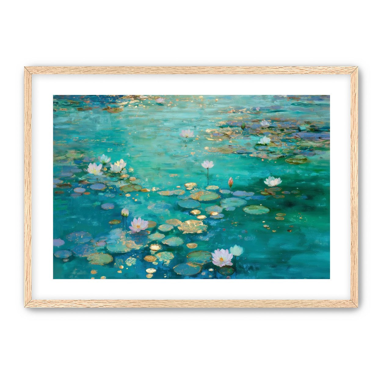 Quiet Gold on Blue Water