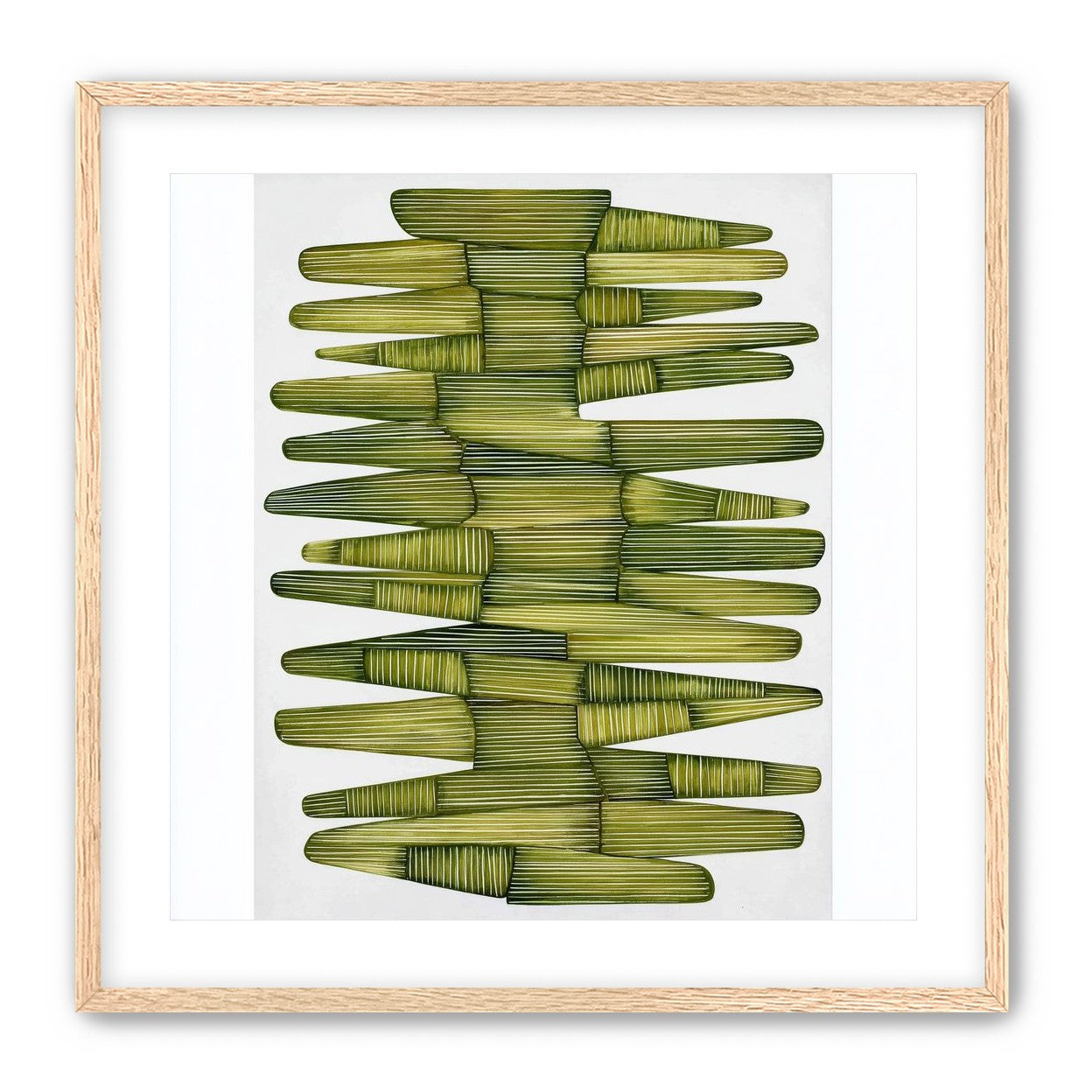 Olive green stacking lightens