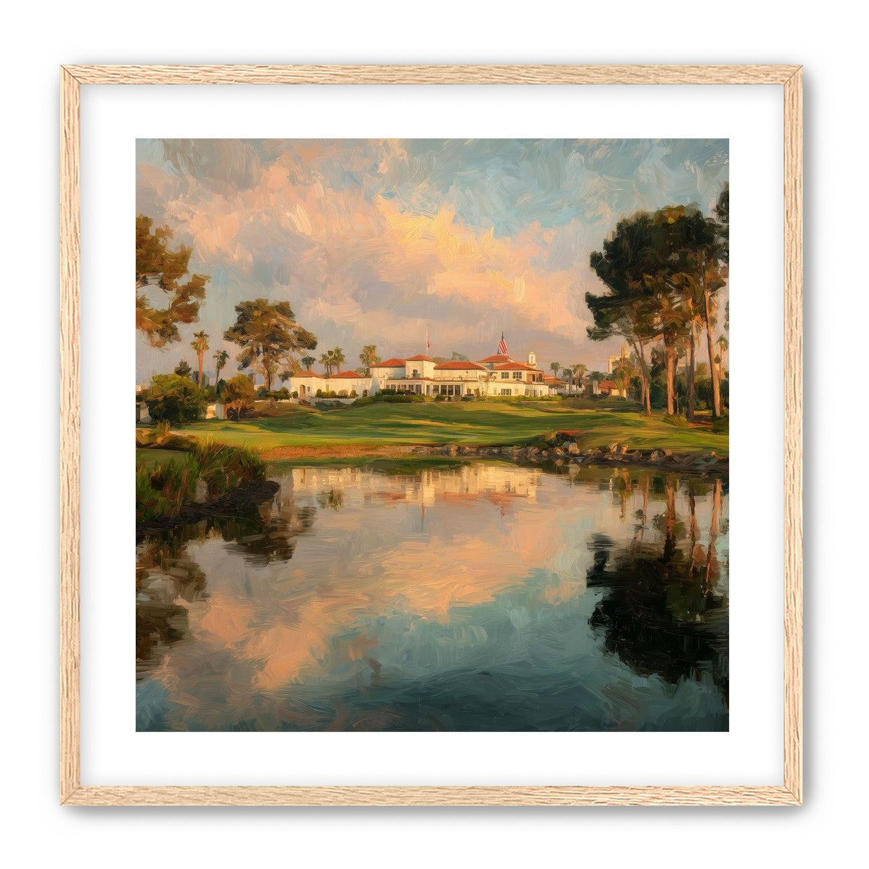 Afternoon Light on the Clubhouse
