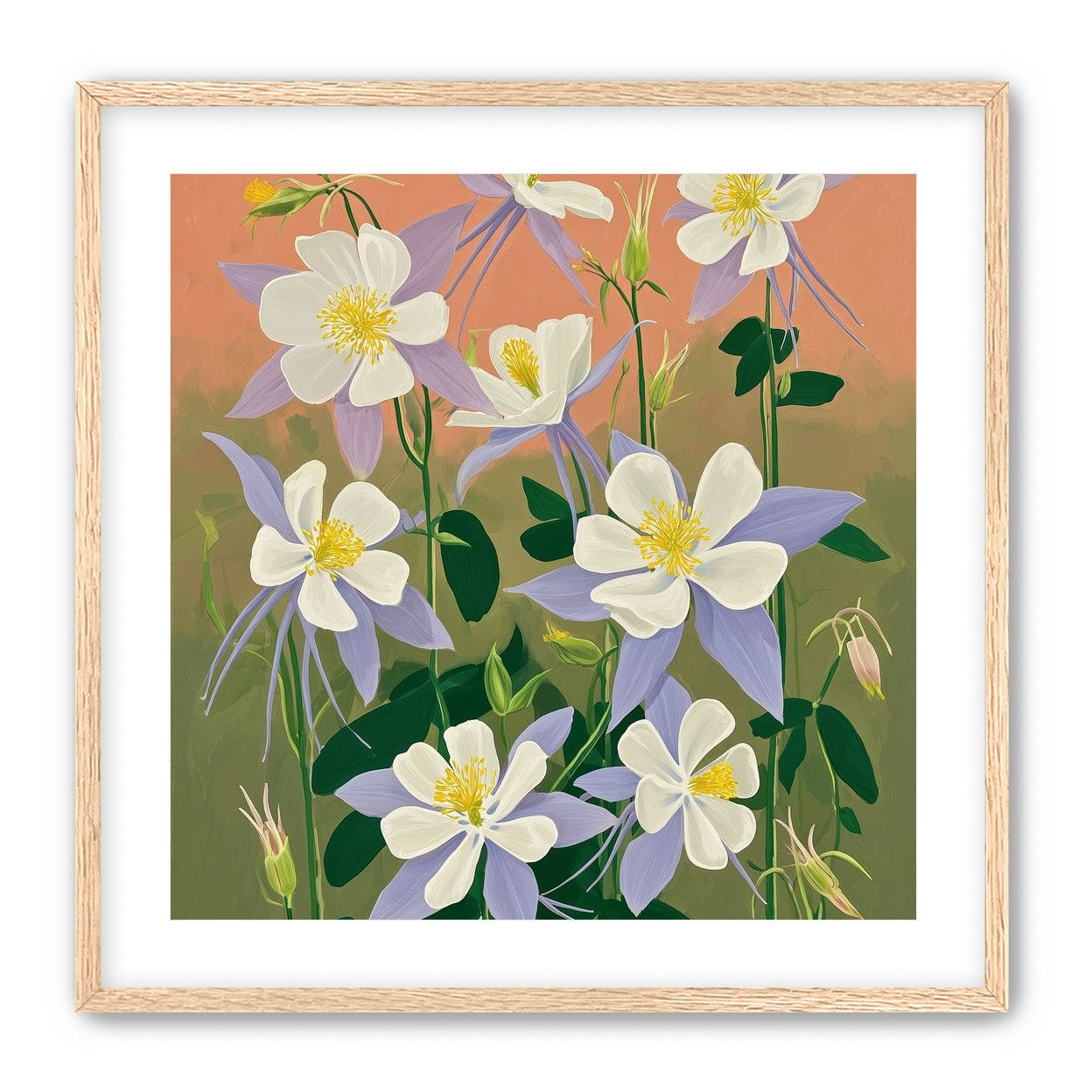 Evening Color in the Flowers