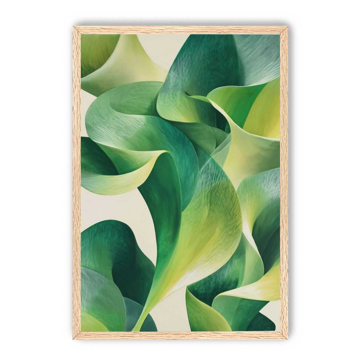 Green light in the lilies