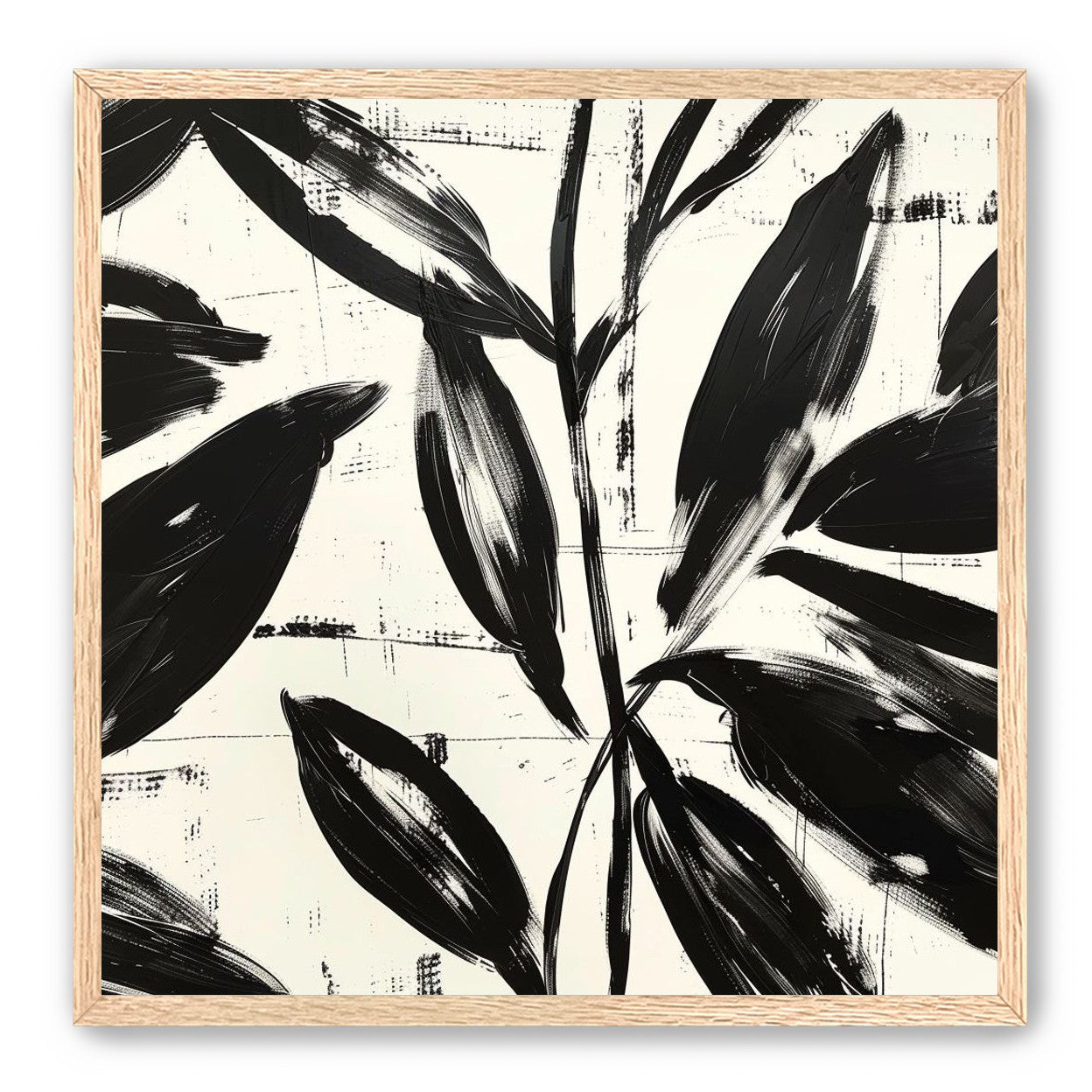 Leaves in black sweep