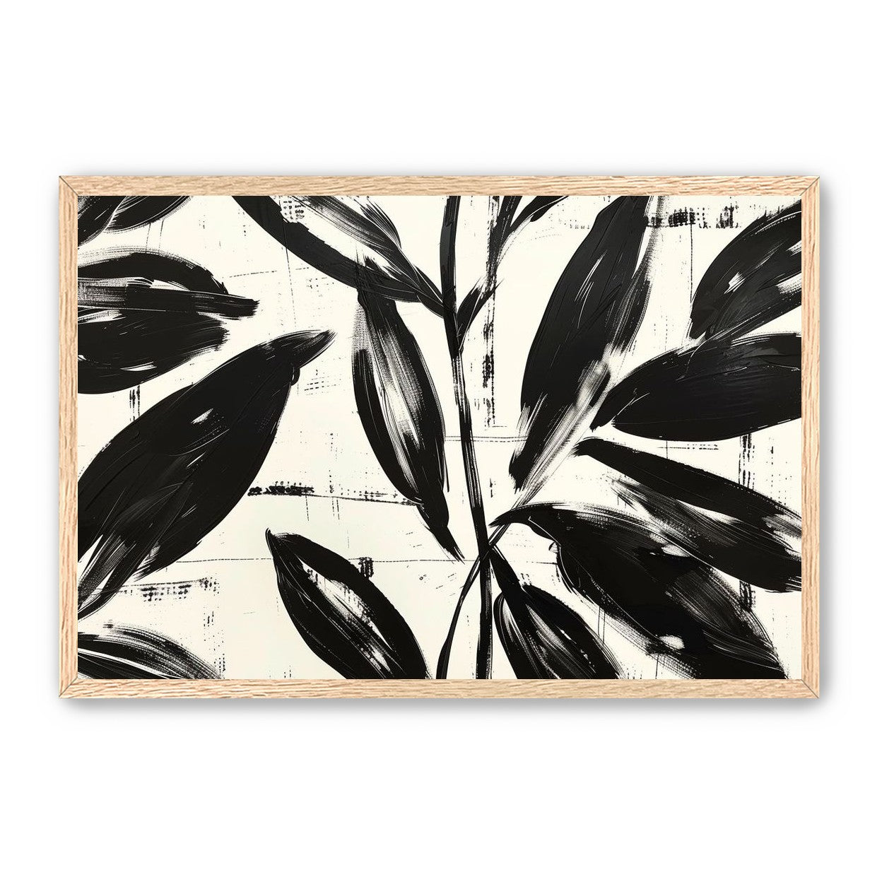 Leaves in black sweep
