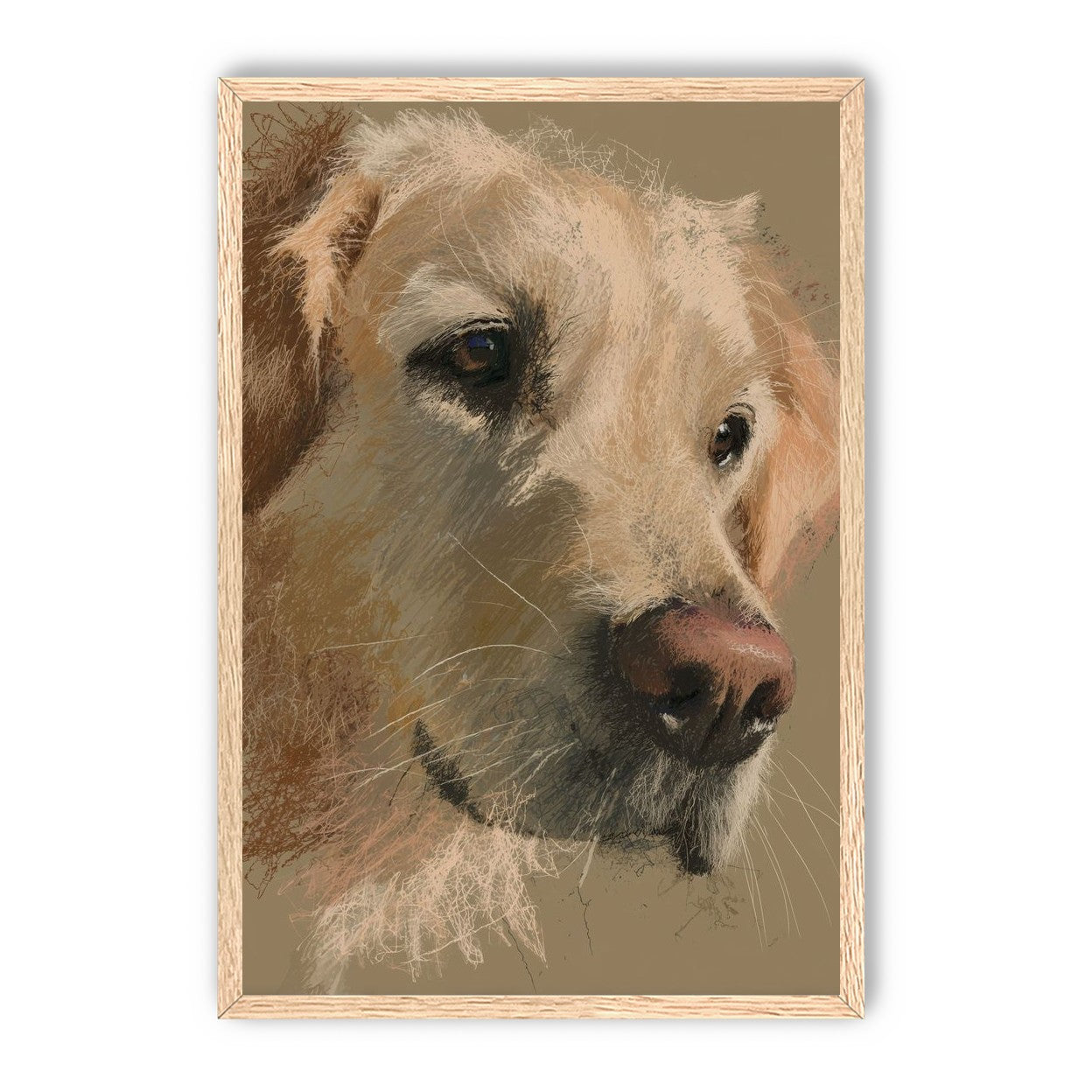 Warm fur in brown quietness