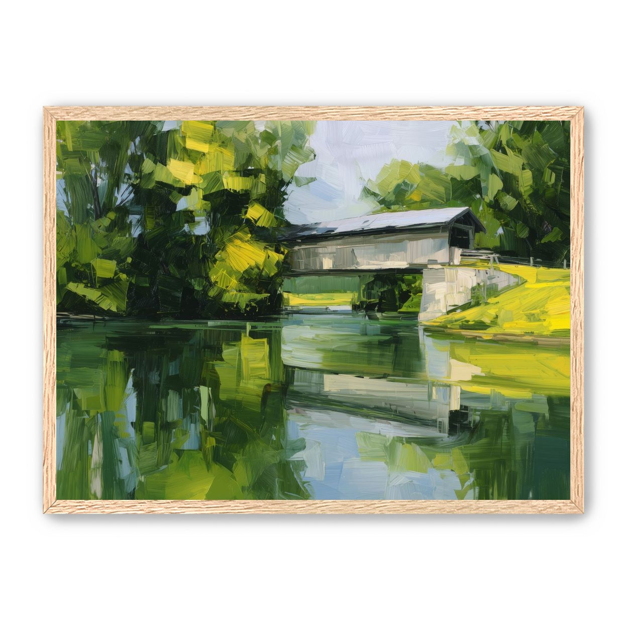 Covered Bridge in Summer