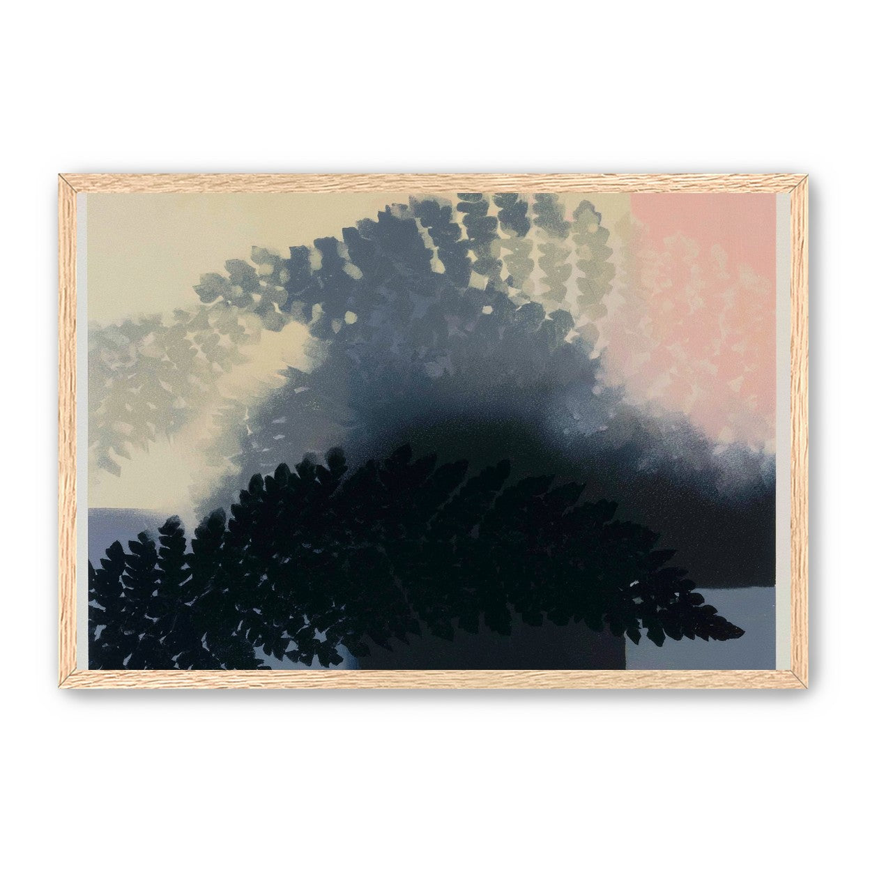 Tree shadow across the sky