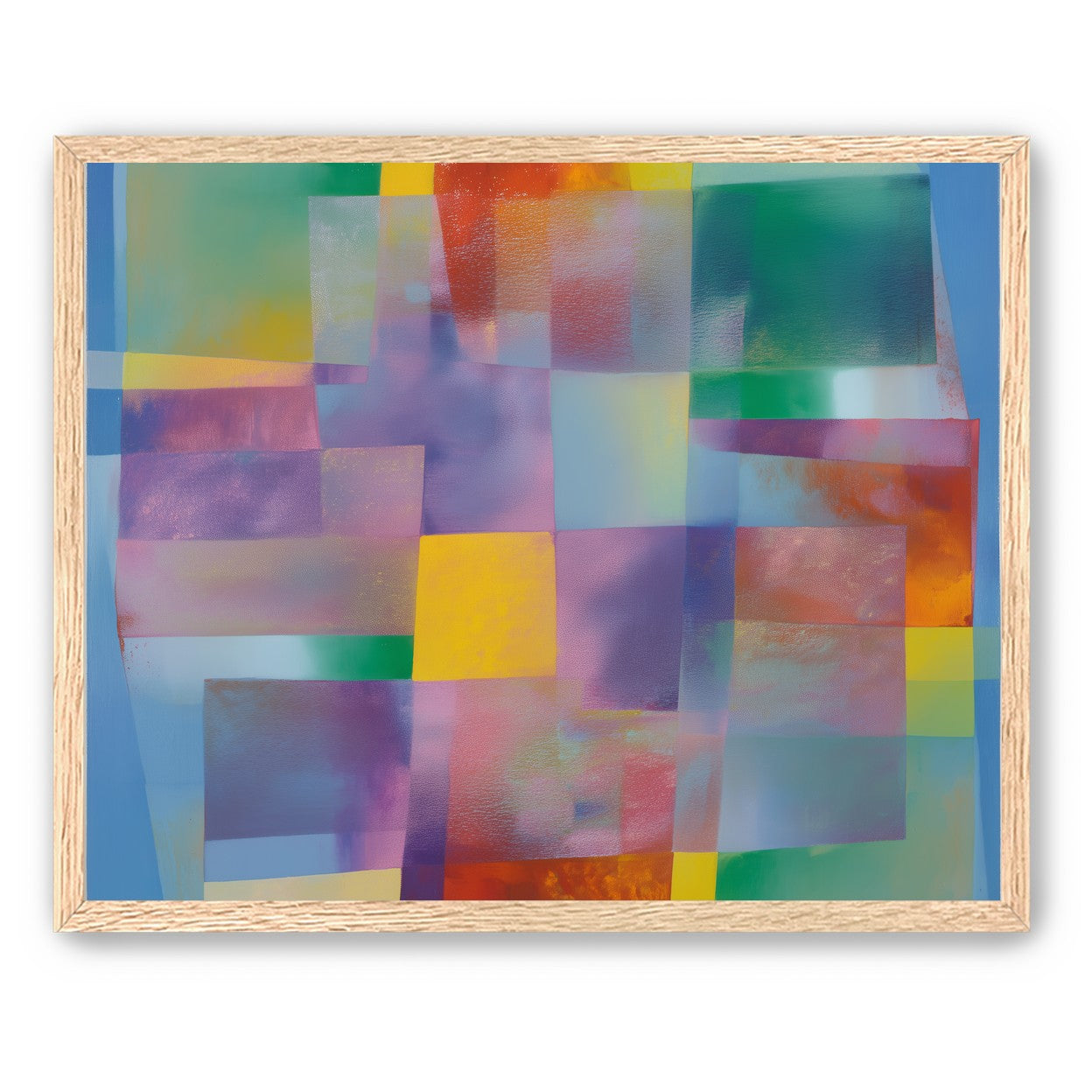 Blue border and drifting blocks