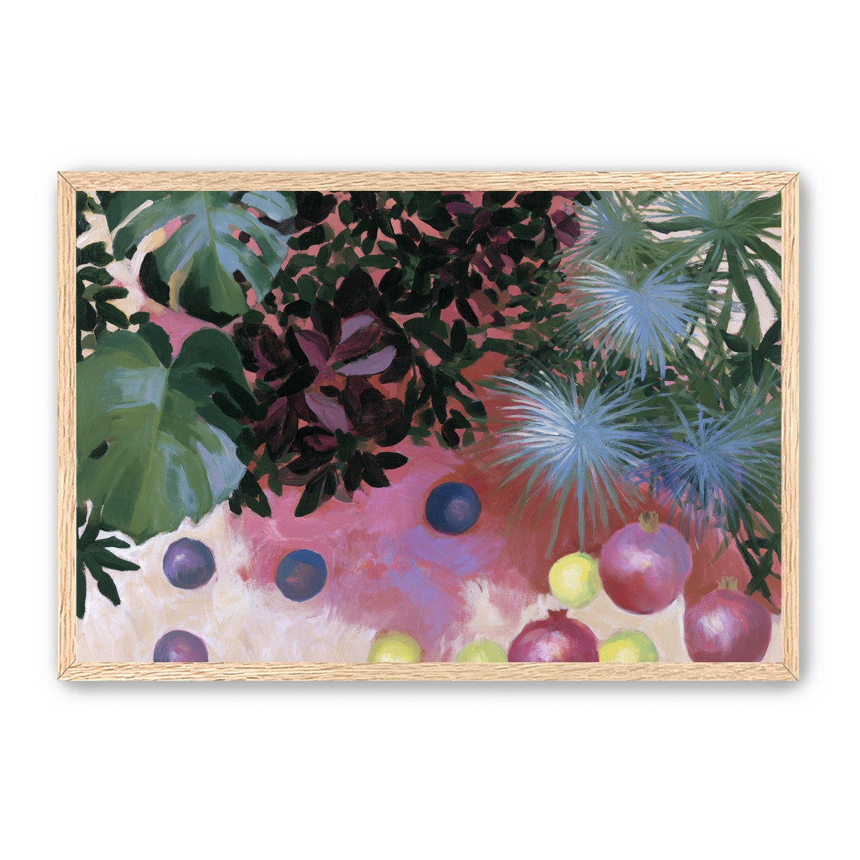 Fruit under heavy leaves