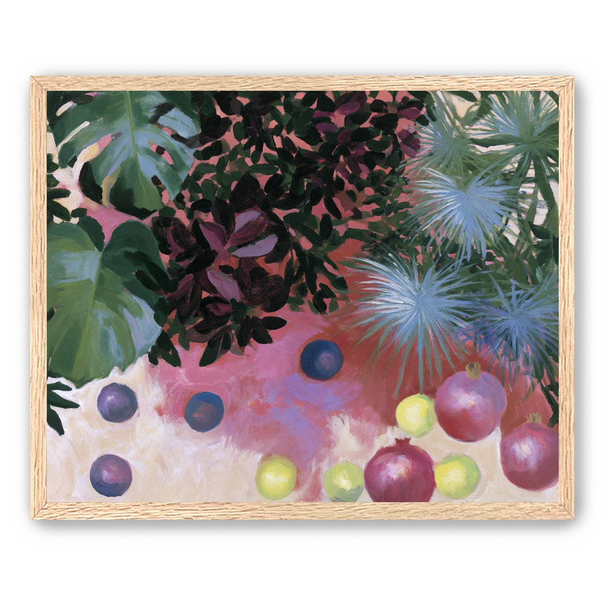 Fruit under heavy leaves