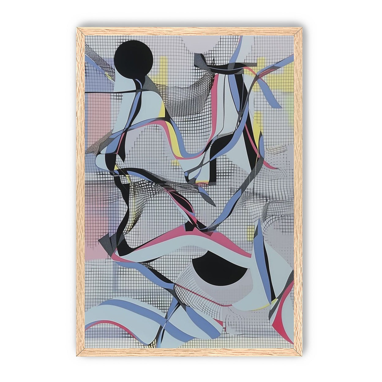 Ribbons snagged in the grid