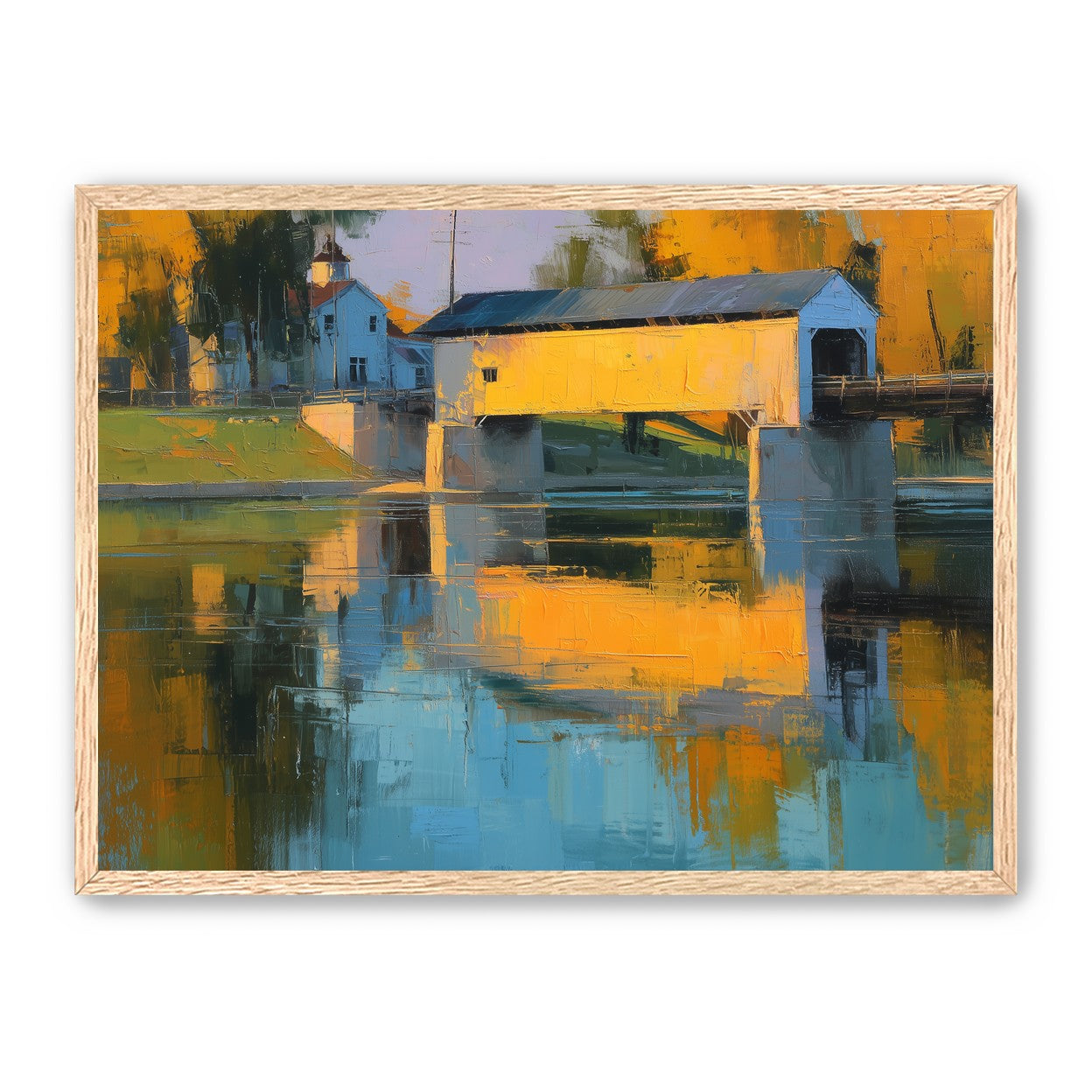 Golden Hour at the Covered Bridge