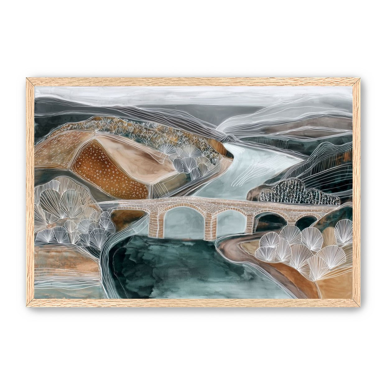 Three-Arch Stone Bridge