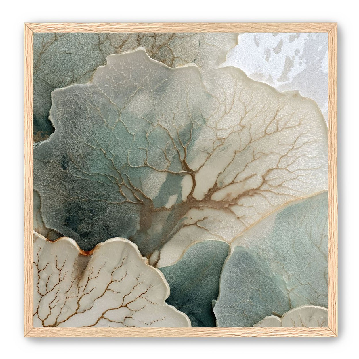 Translucent Leaves with Fine Veins