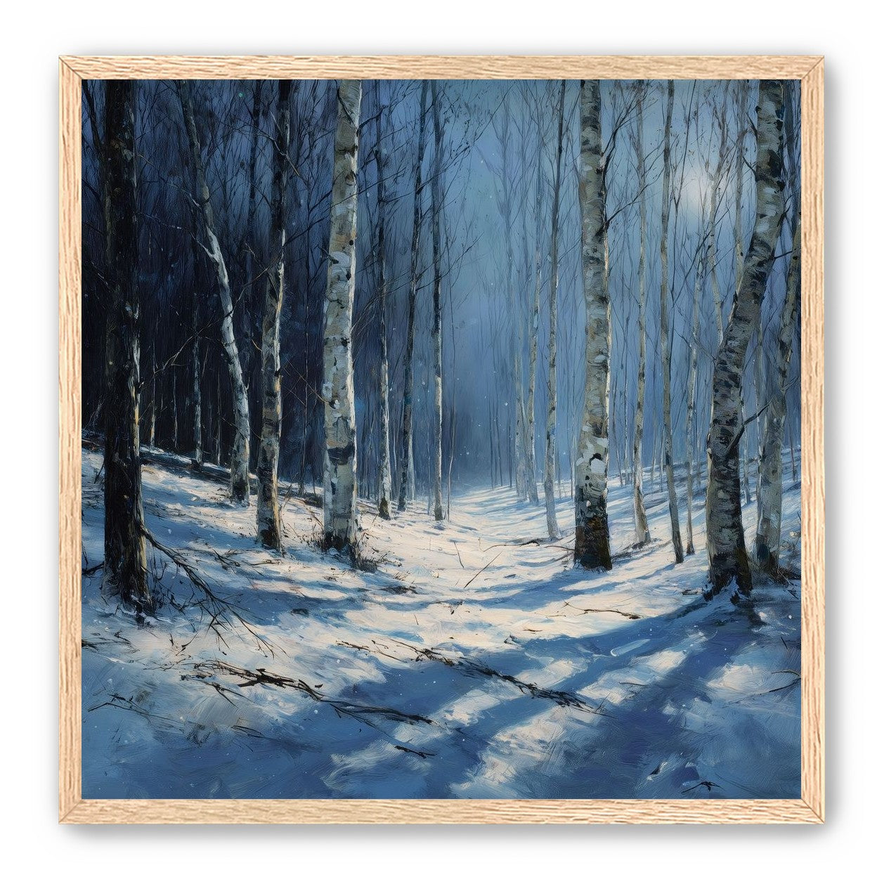 Silence Held in Blue