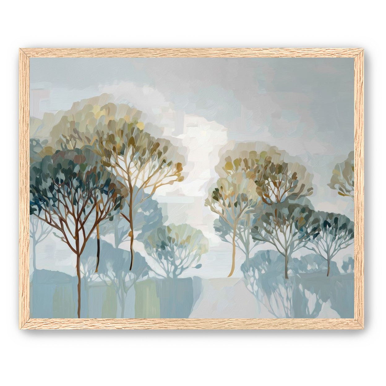 Tree Canopies in Soft Rows