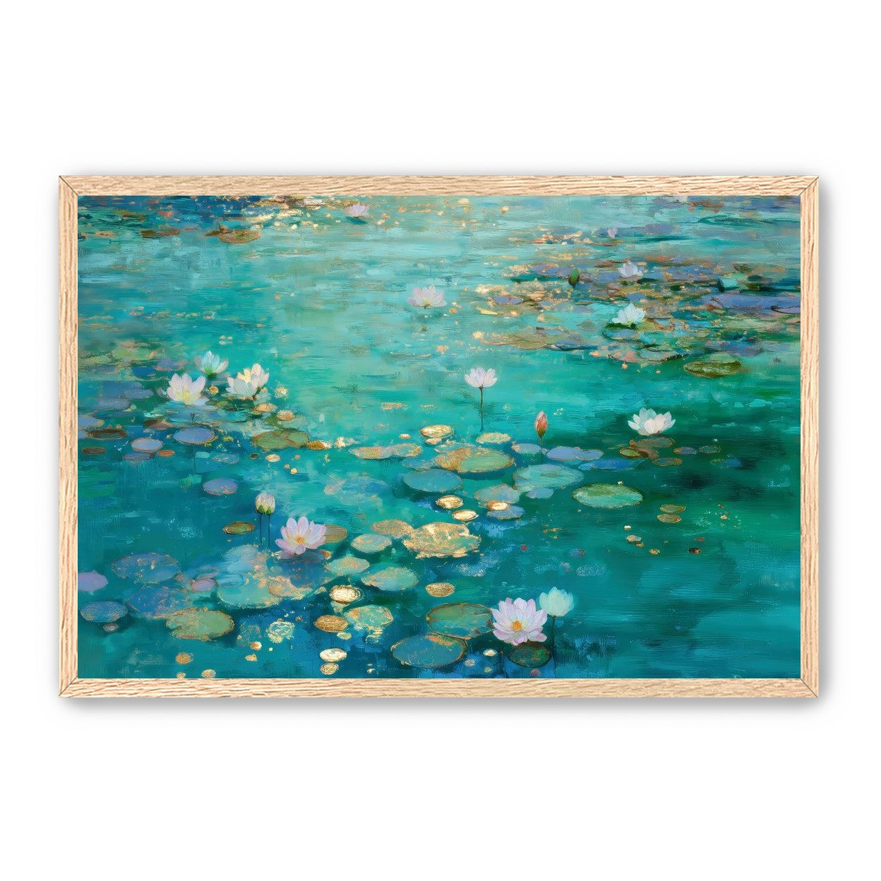 Quiet Gold on Blue Water
