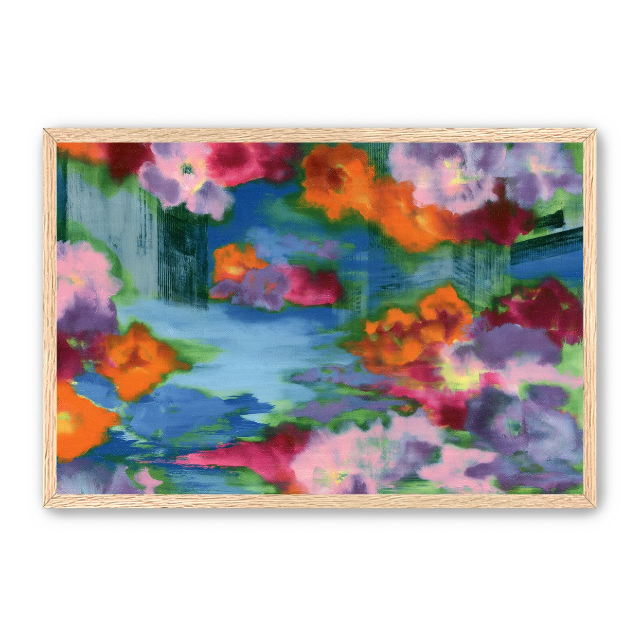 Bridges in the flower haze