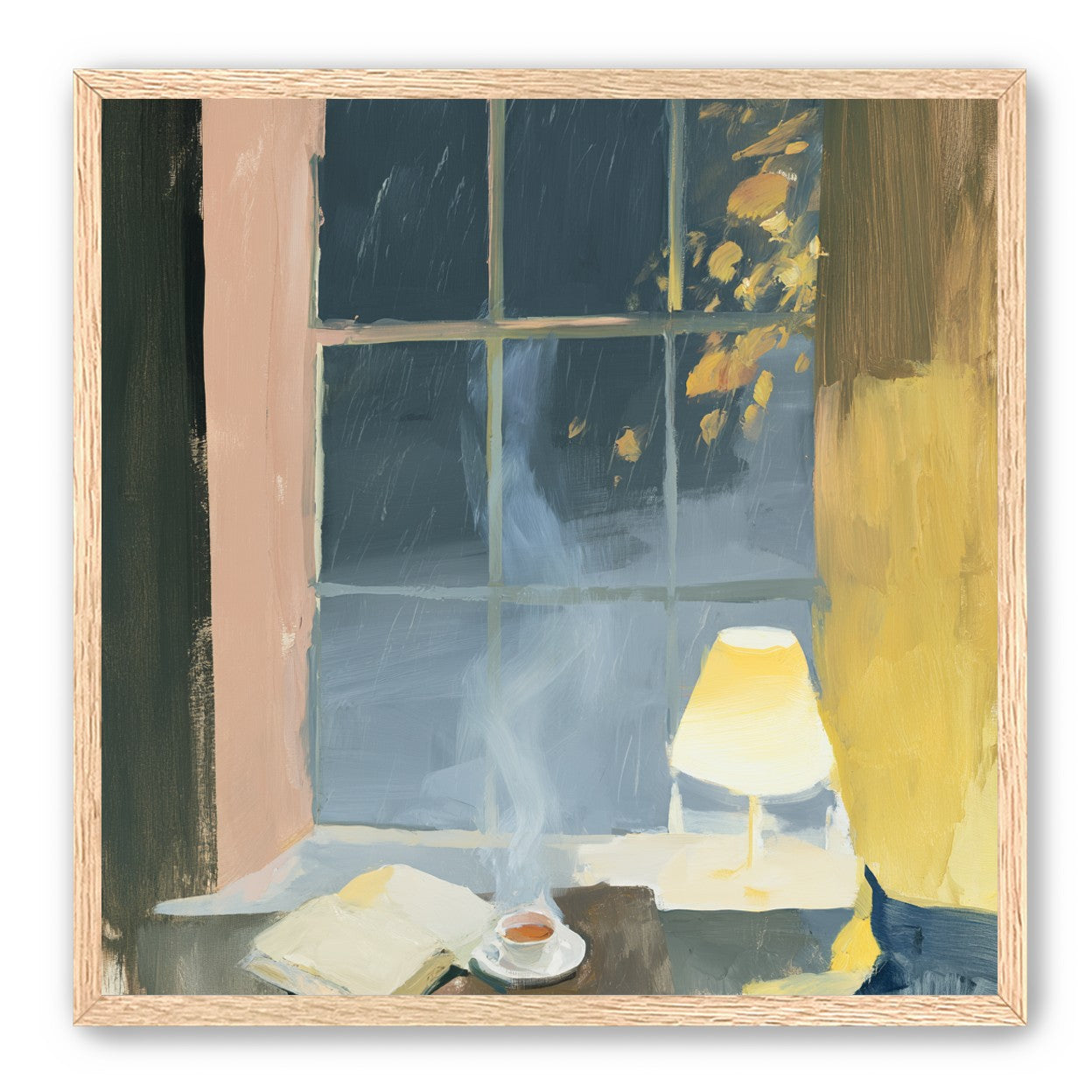 Steam in the windowlight