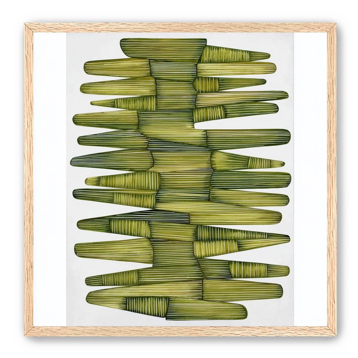 Olive green stacking lightens