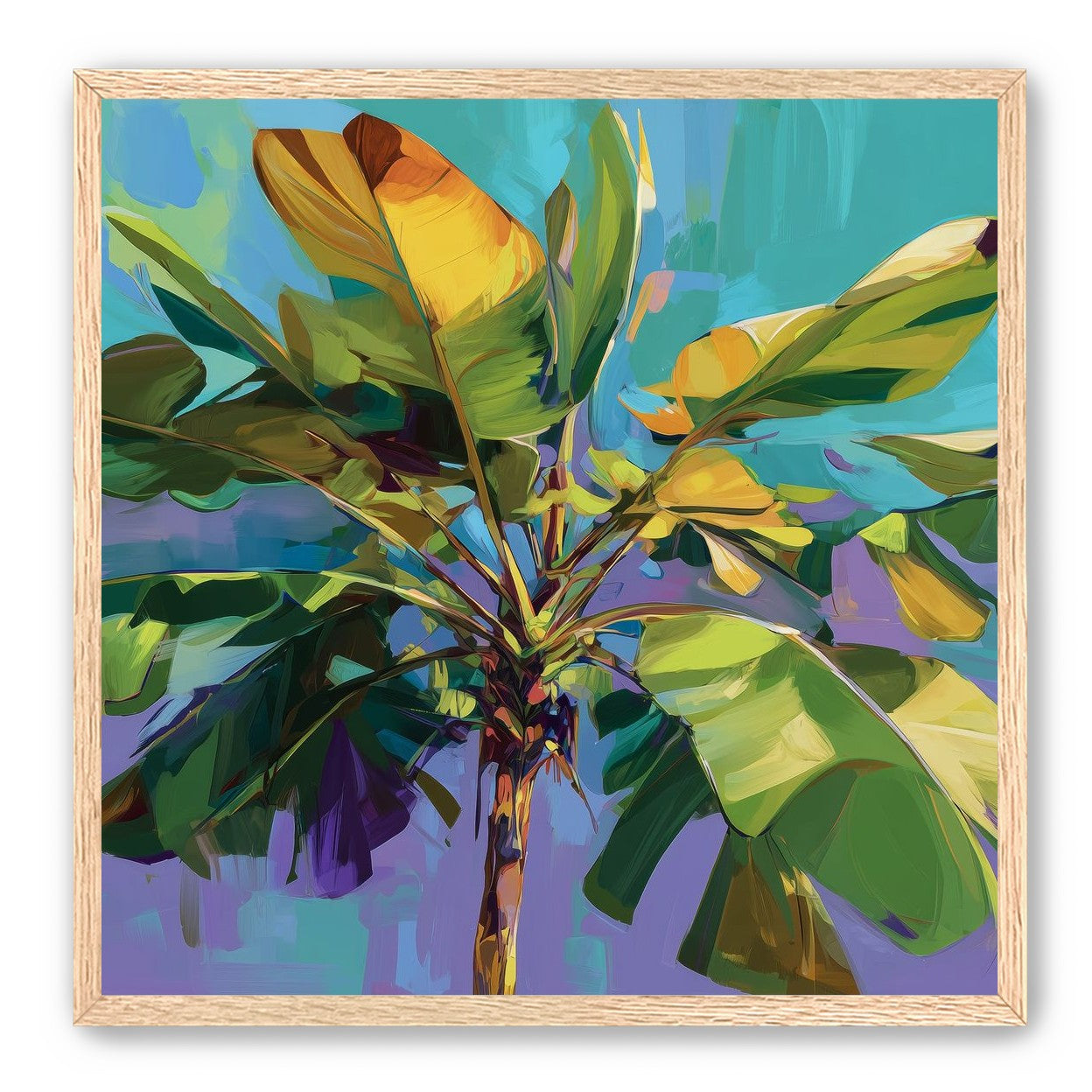 Painted Palm Tree