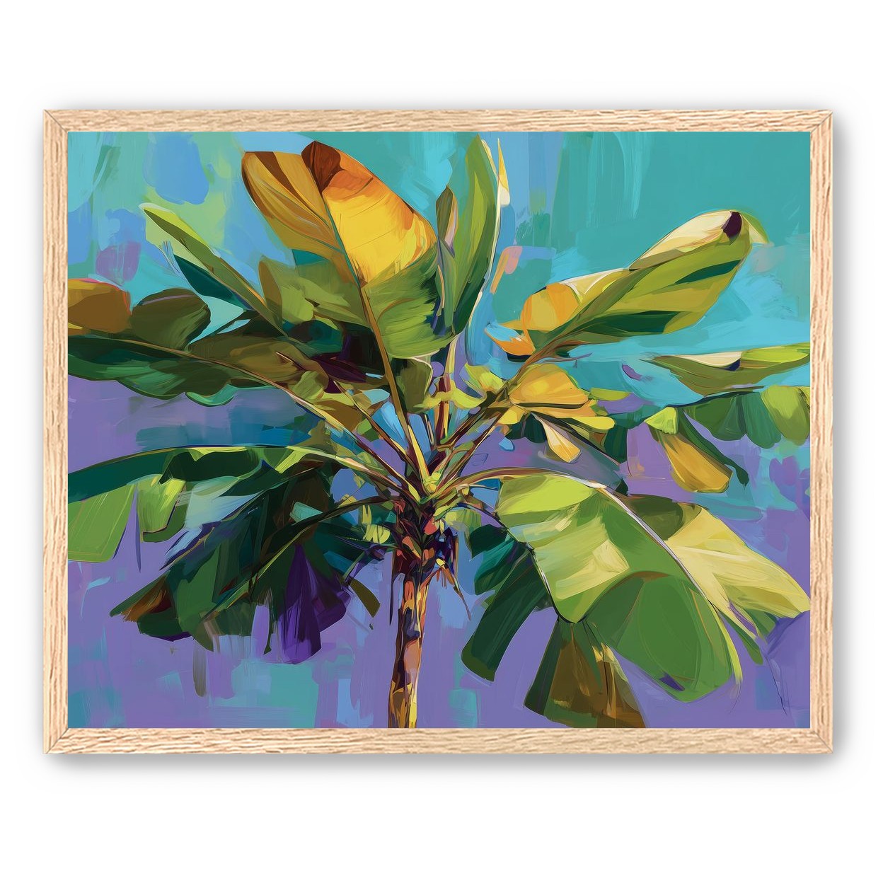 Painted Palm Tree