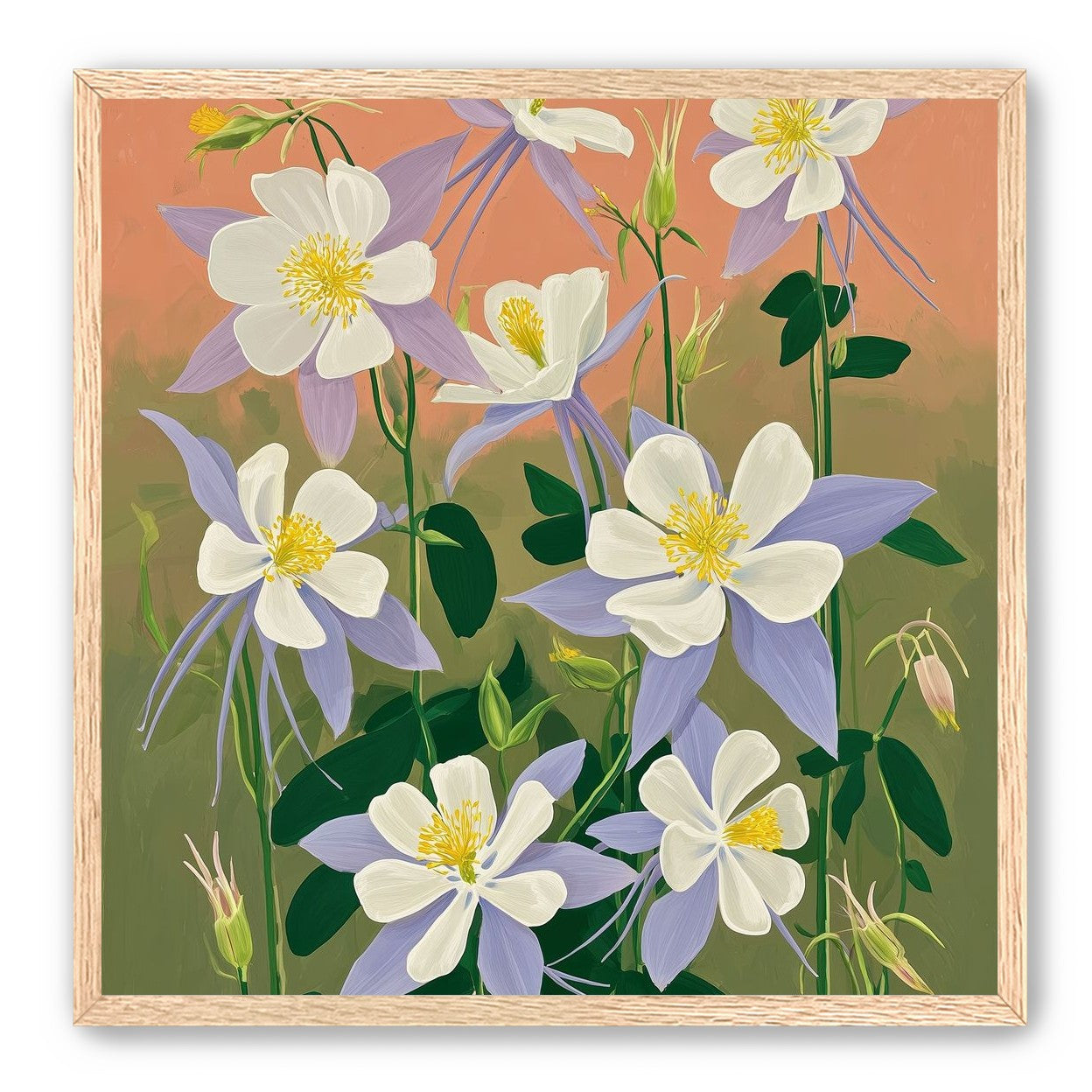 Evening Color in the Flowers