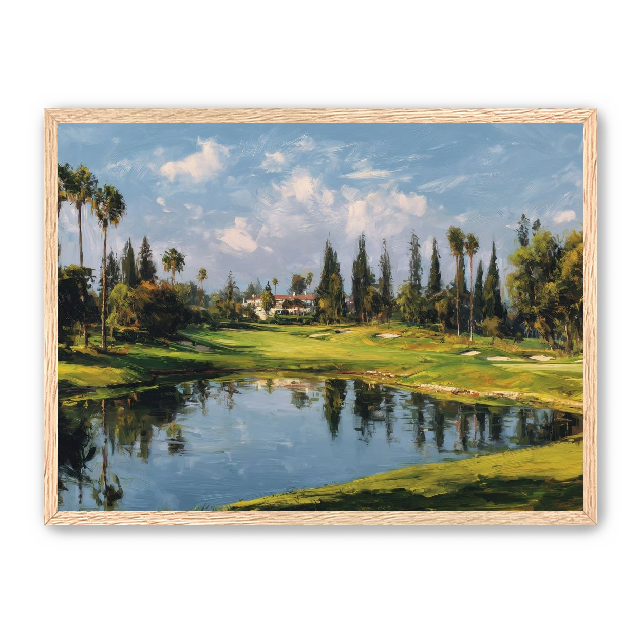 Still Water in Front of the Green