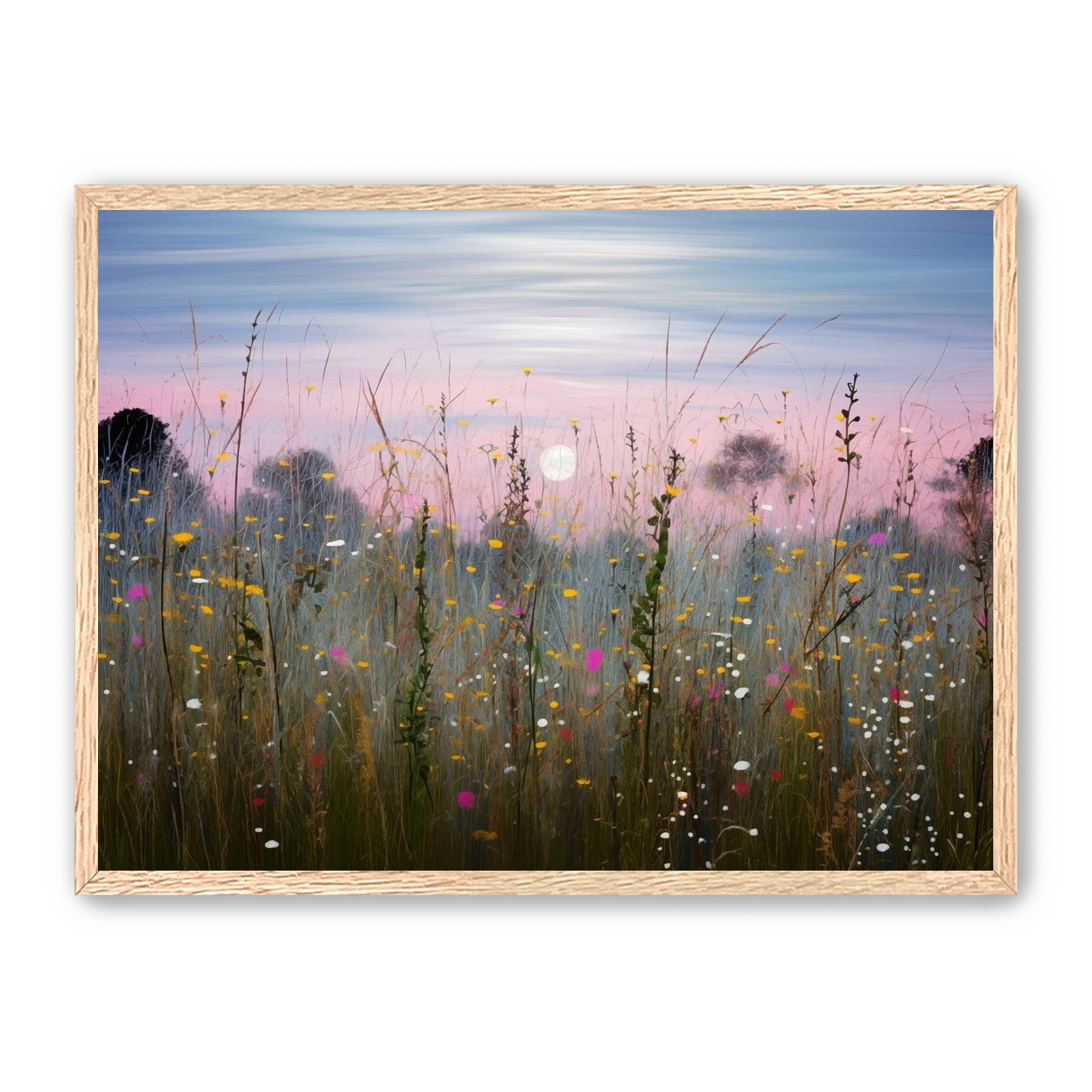 Wildflower Meadow at Moonrise