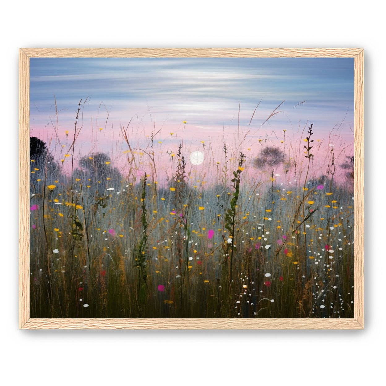 Wildflower Meadow at Moonrise