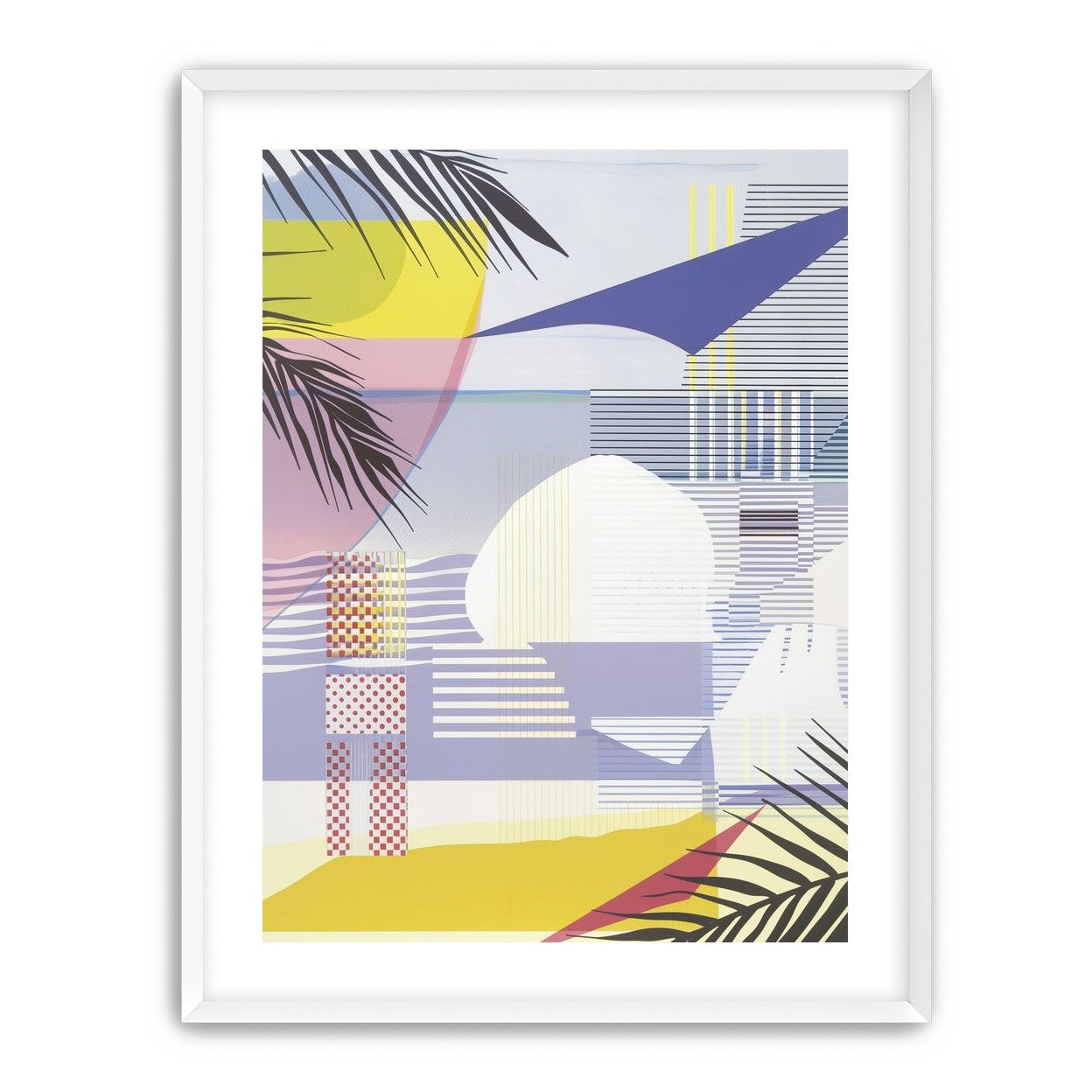 Layered stripes and color fields