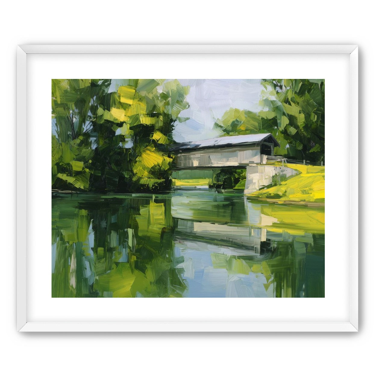 Covered Bridge in Summer