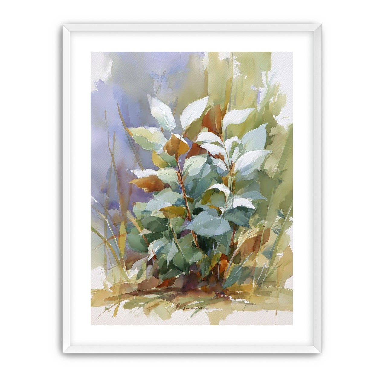 Layered Leaves in Soft Light