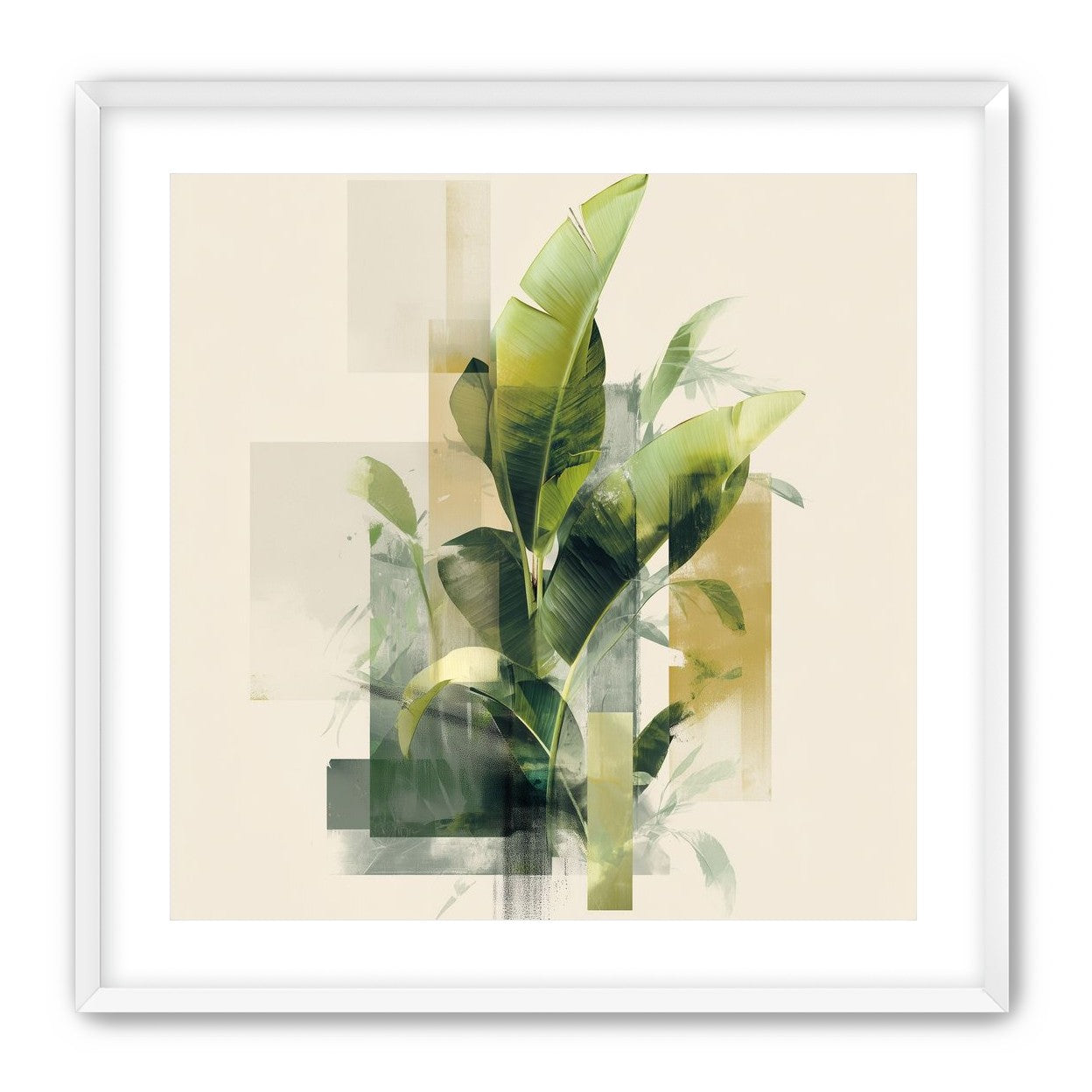 Leaves through quiet panels