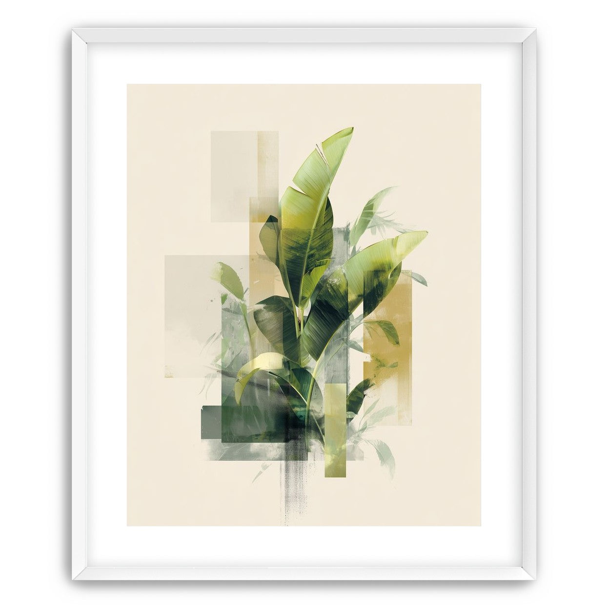 Leaves through quiet panels