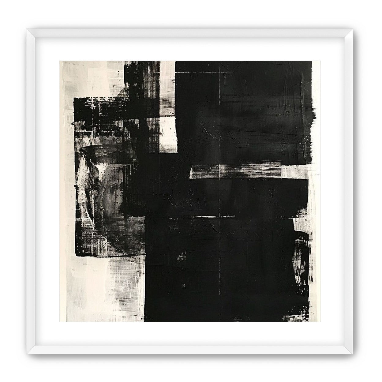 Black weight on pale ground