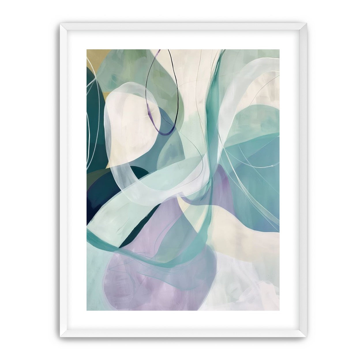 Teal and Lavender Arcs