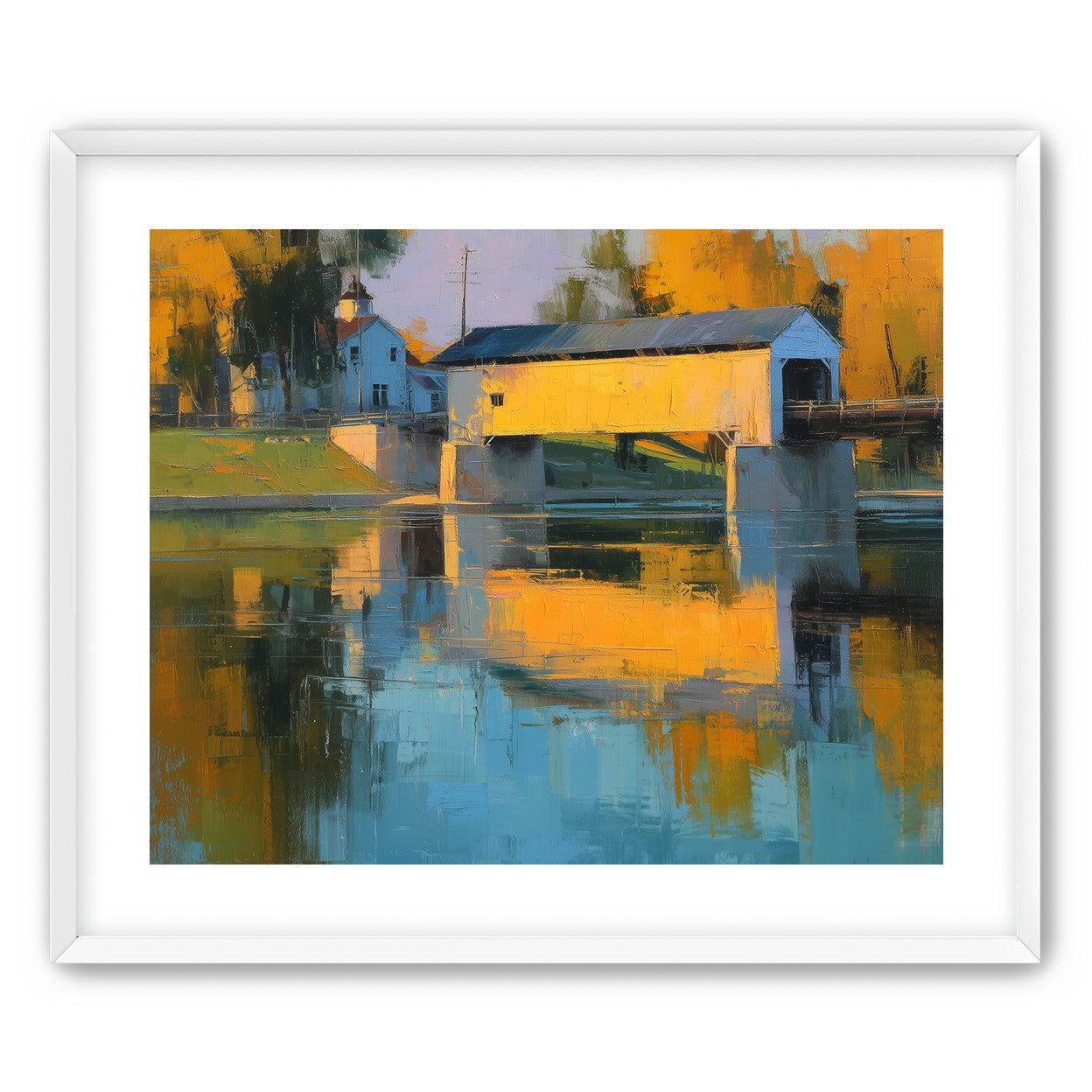 Golden Hour at the Covered Bridge