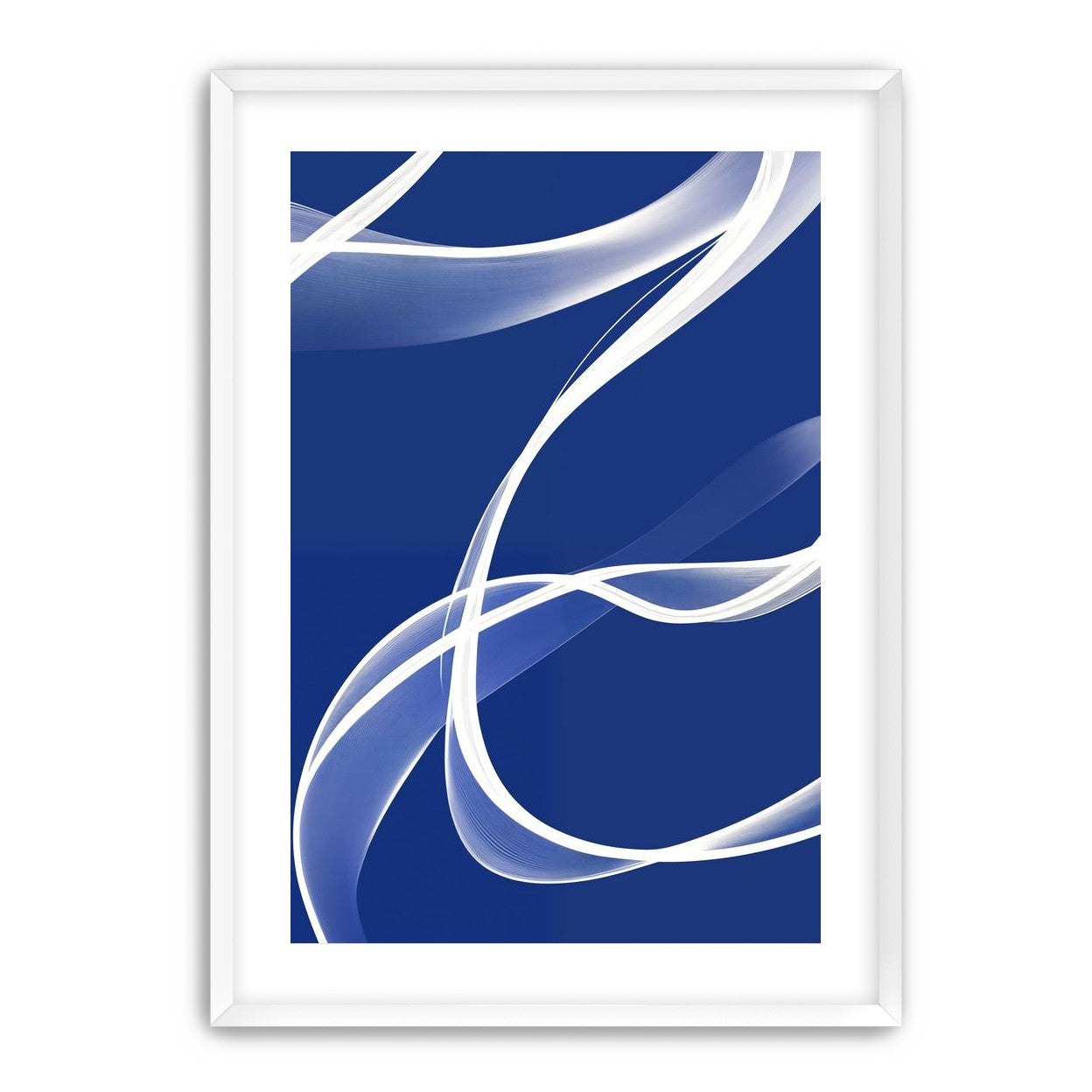 White Stroke on Blue 2