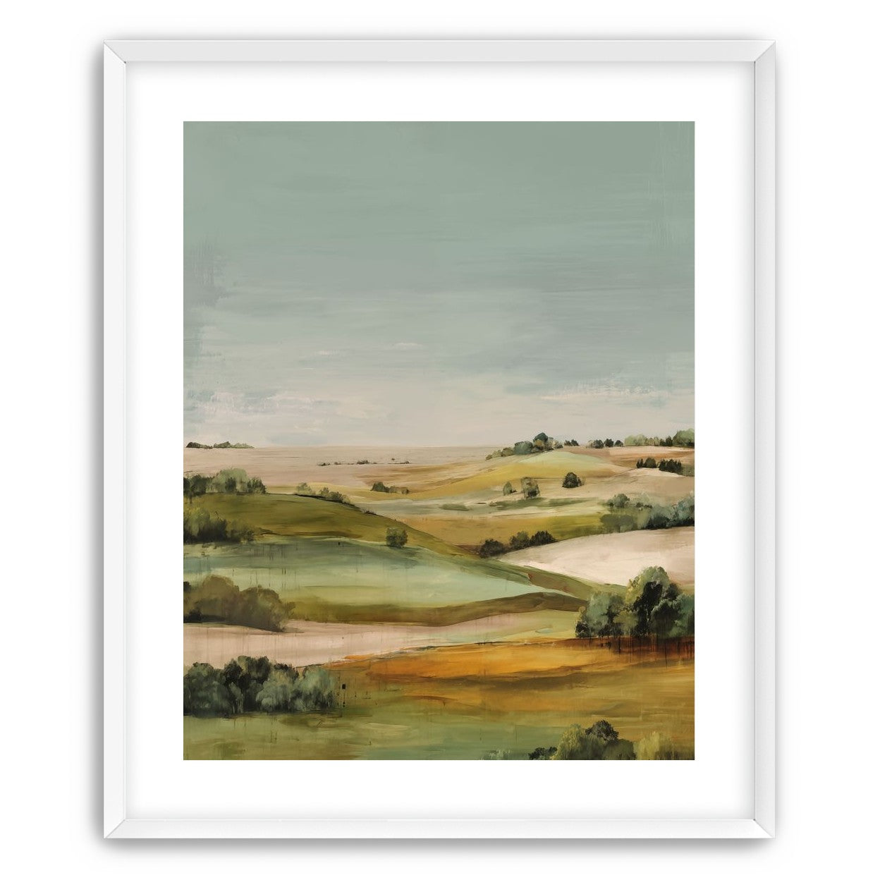 Valley with Rolling Hills