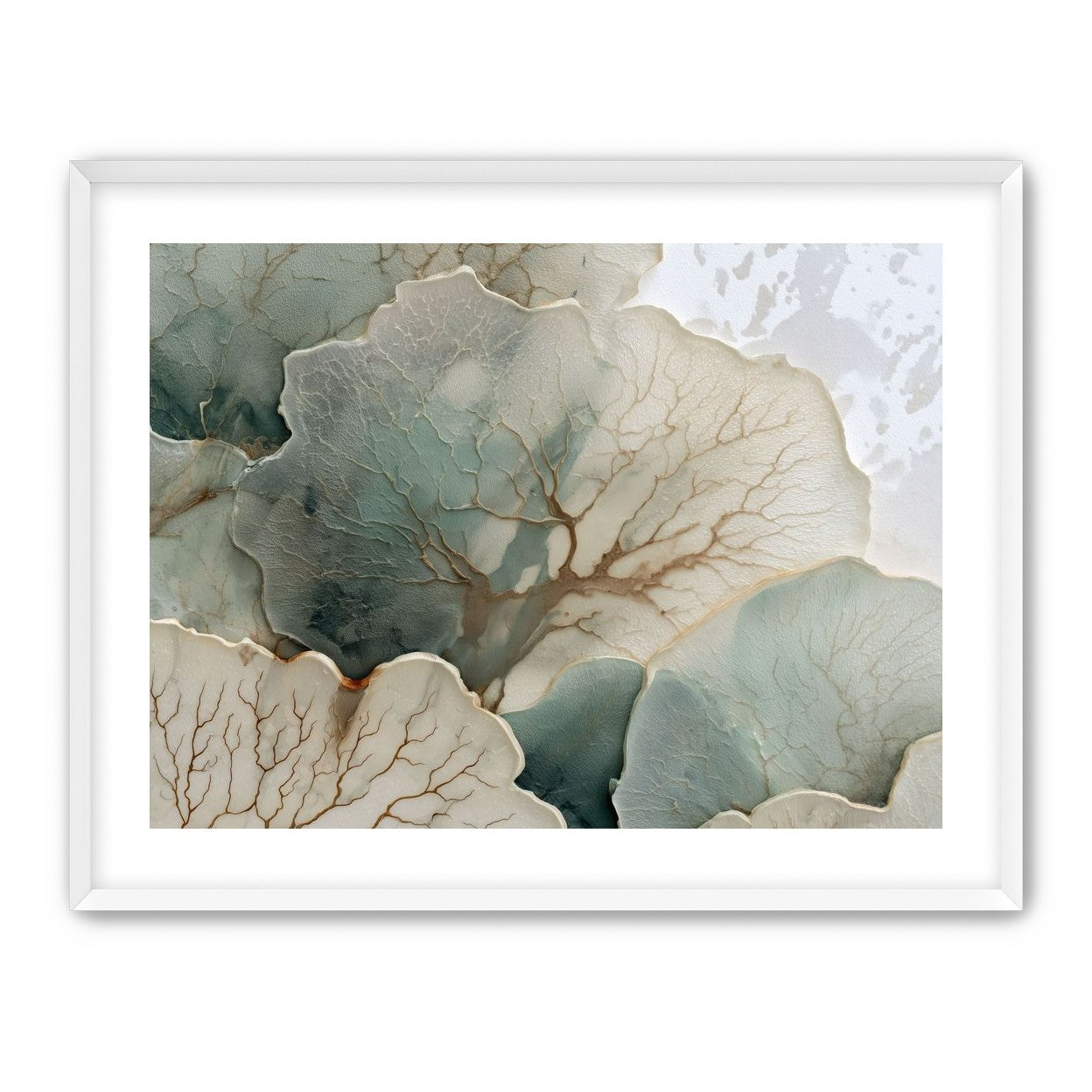 Translucent Leaves with Fine Veins