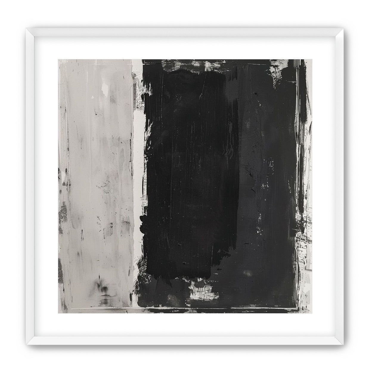 Black weight on gray ground